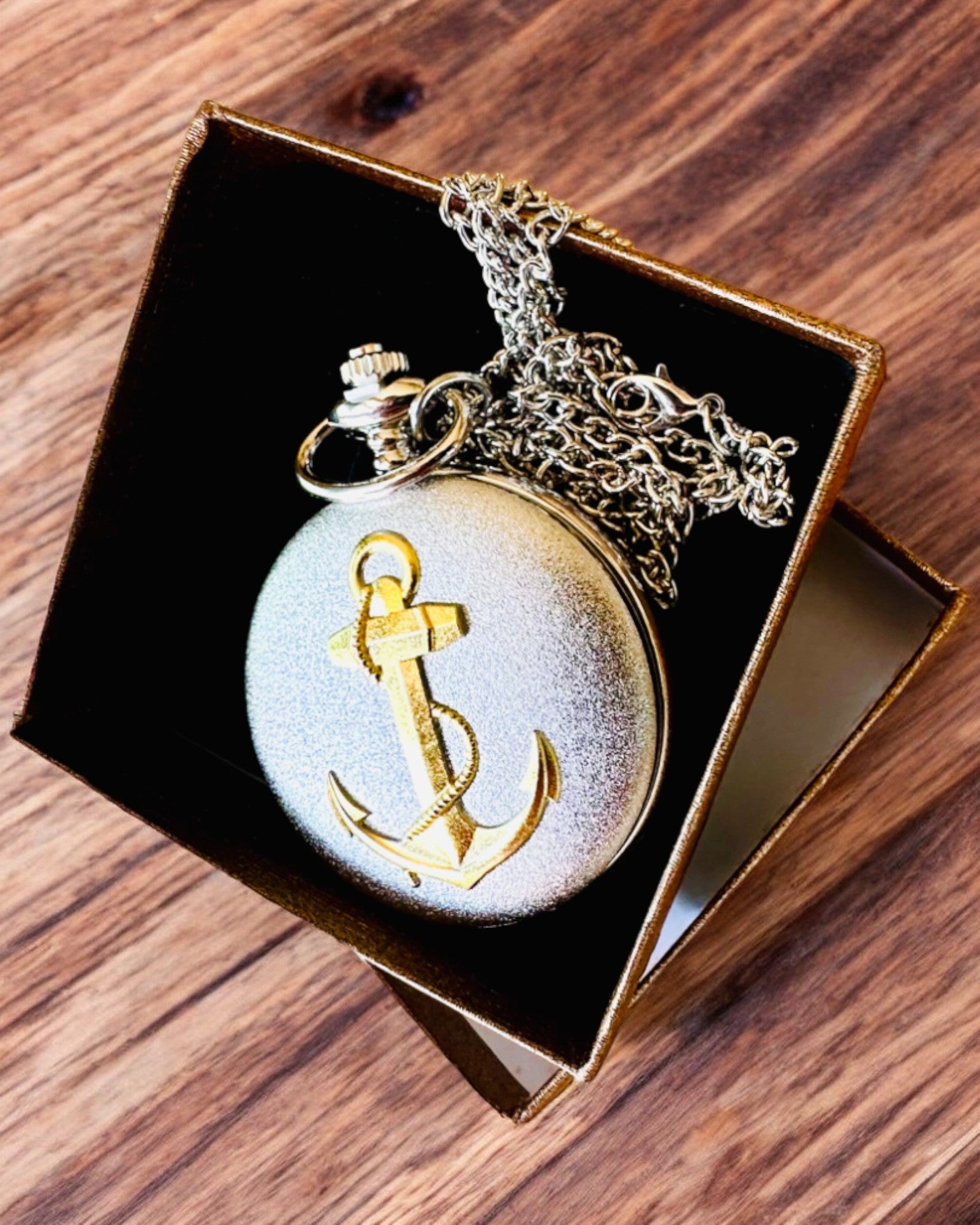 Montre de poche "Złota Kotwica" - personnalisation pour cadeau avec gravure