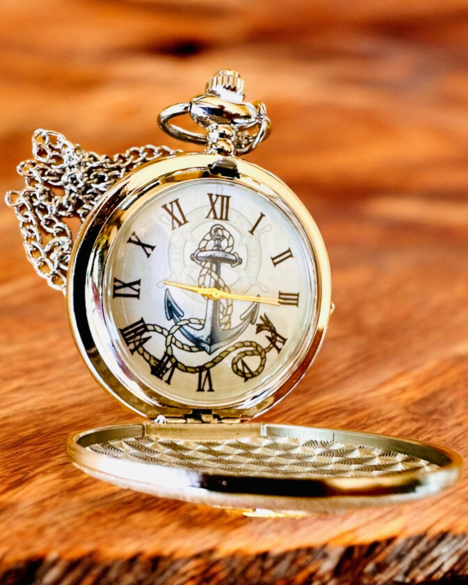 Montre de poche "Złota Kotwica" - personnalisation pour cadeau avec gravure