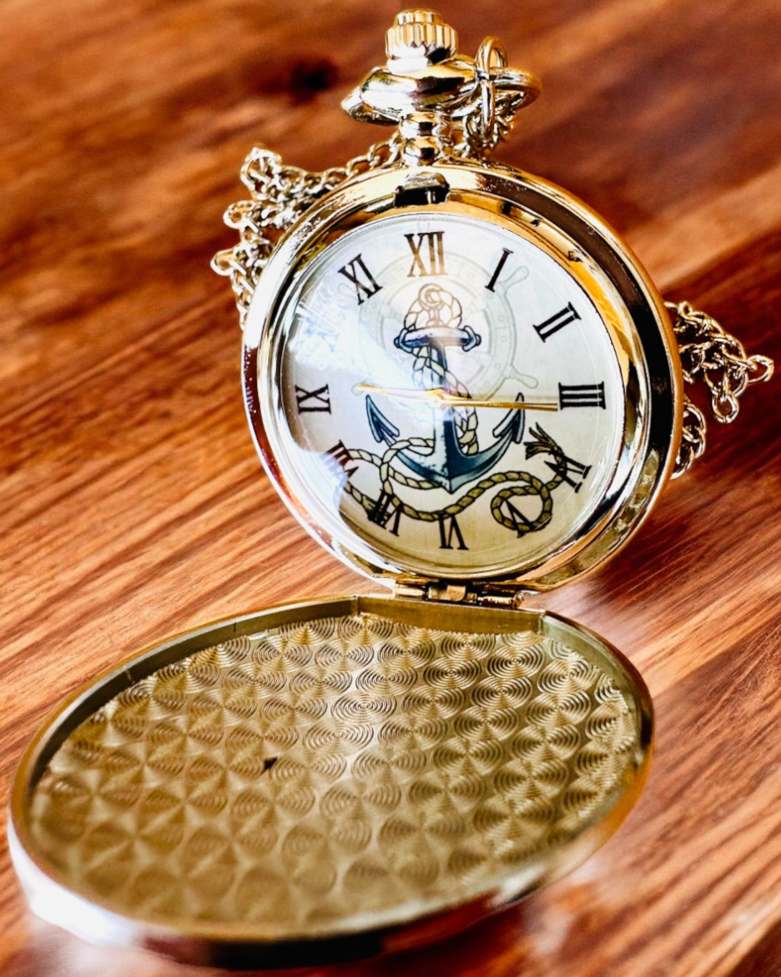 Montre de poche "Złota Kotwica" - personnalisation pour cadeau avec gravure