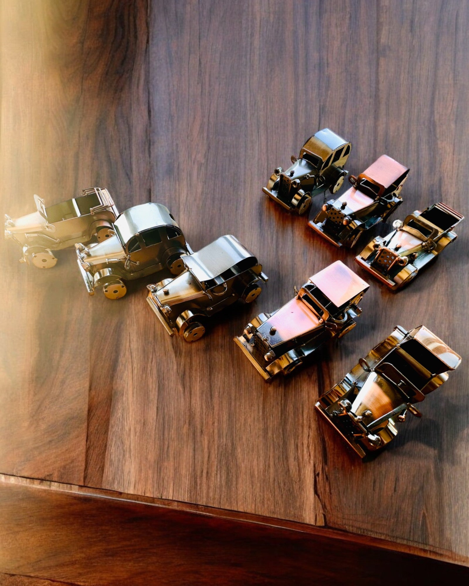 Voiture classique rétro, voiture, en fer - Collection "Vintage Drive", modèle de voiture, personnalisation par gravure pour cadeau