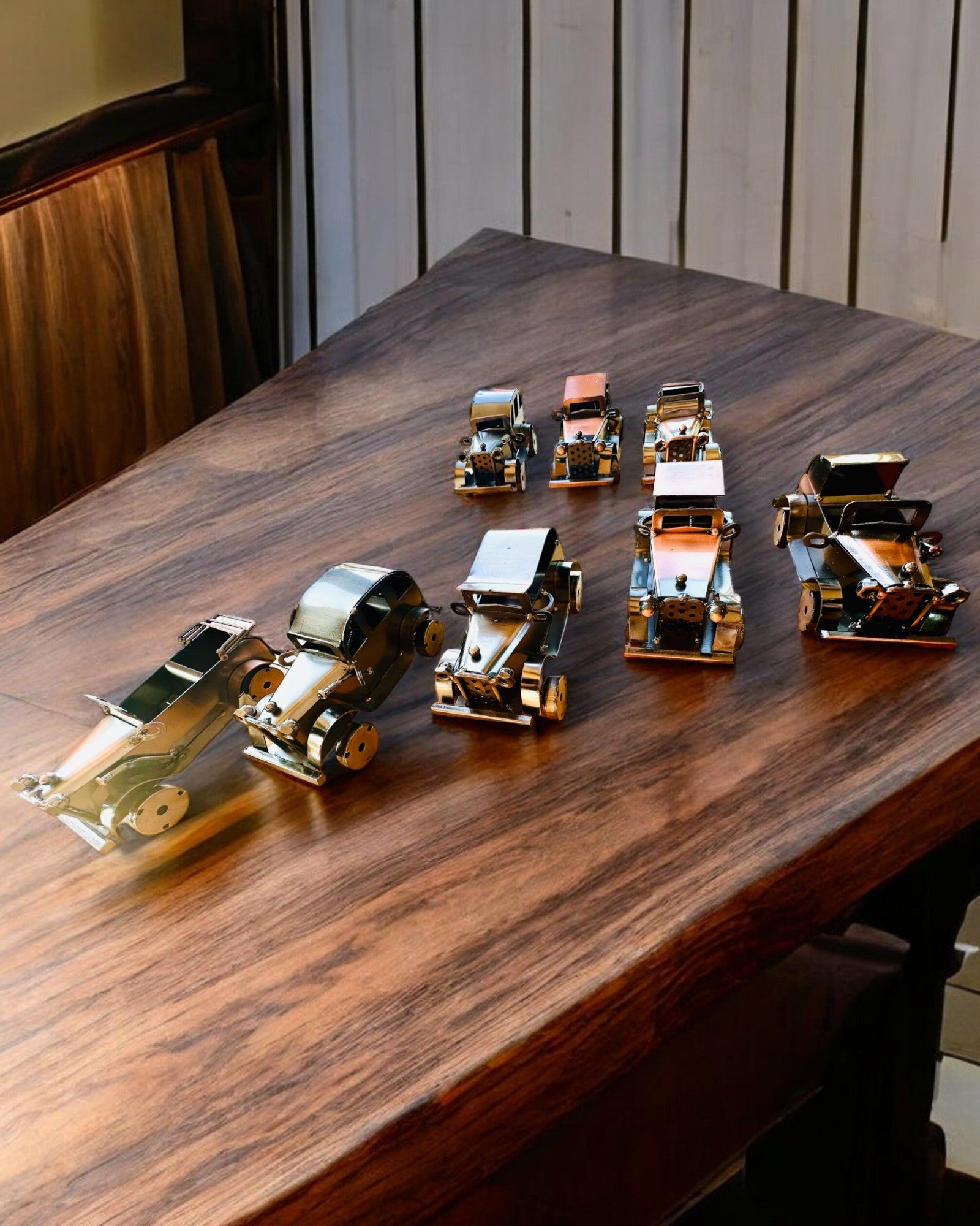 Voiture classique rétro, voiture, en fer - Collection "Vintage Drive", modèle de voiture, personnalisation par gravure pour cadeau