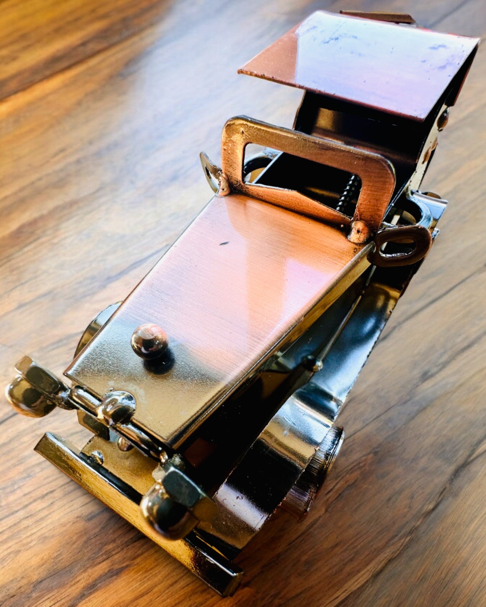 Voiture classique rétro, voiture, en fer - Collection "Vintage Drive", modèle de voiture, personnalisation par gravure pour cadeau