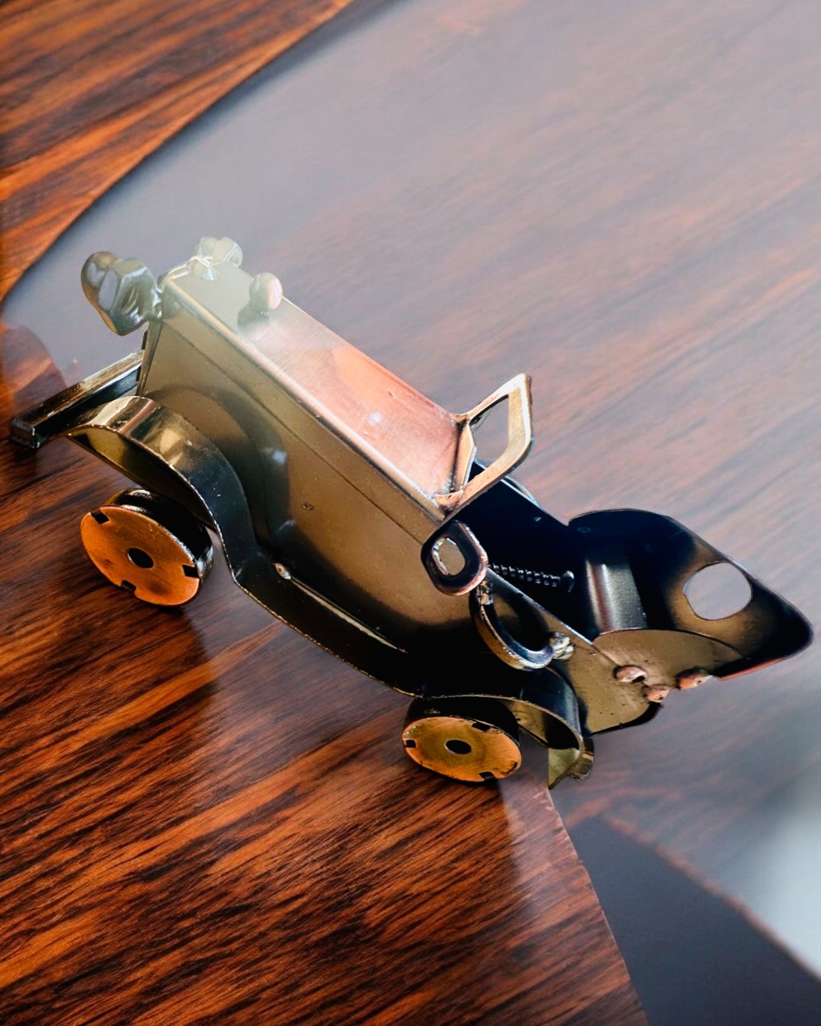 Voiture classique rétro, voiture, en fer - Collection "Vintage Drive", modèle de voiture, personnalisation par gravure pour cadeau