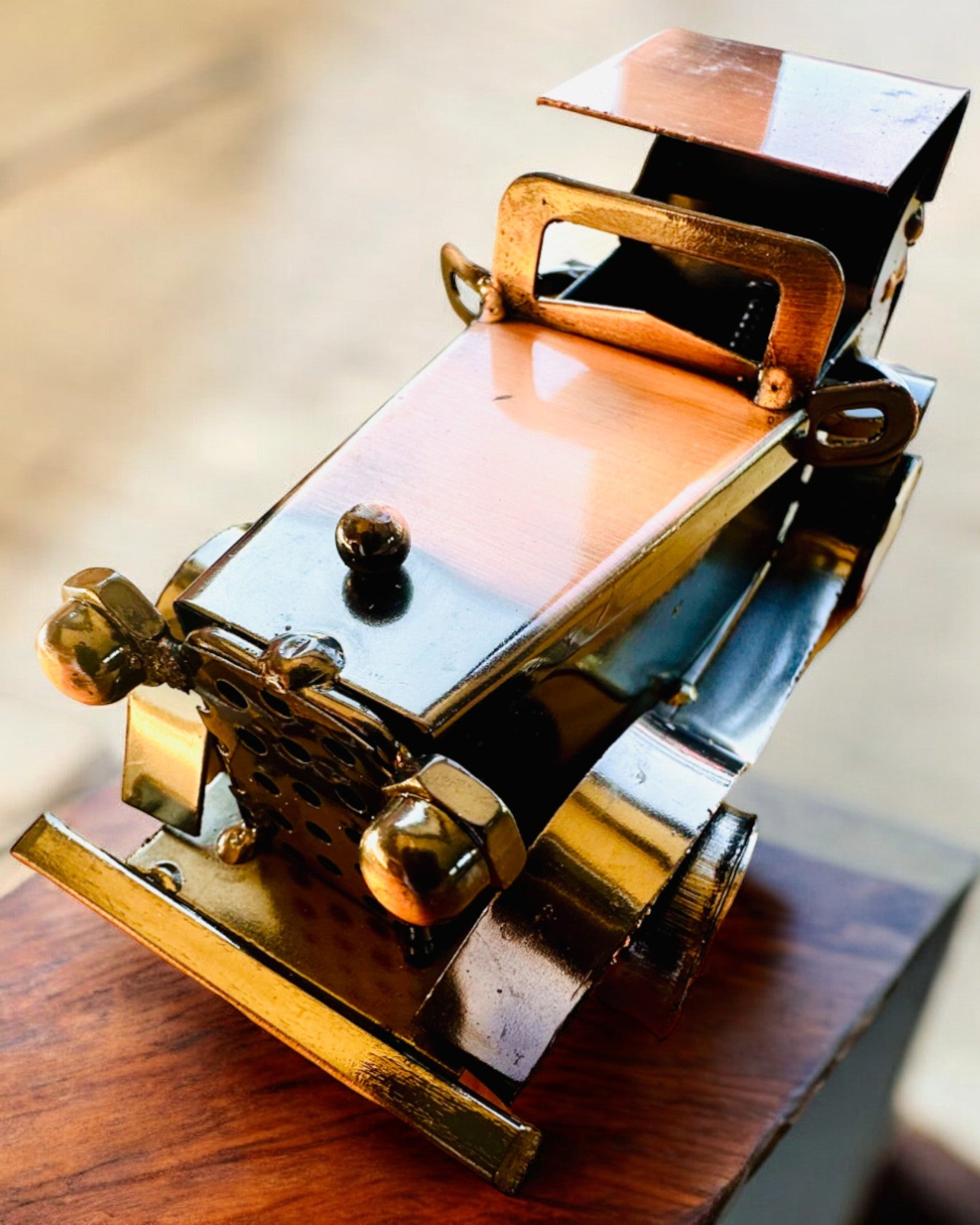 Voiture classique rétro, voiture, en fer - Collection "Vintage Drive", modèle de voiture, personnalisation par gravure pour cadeau