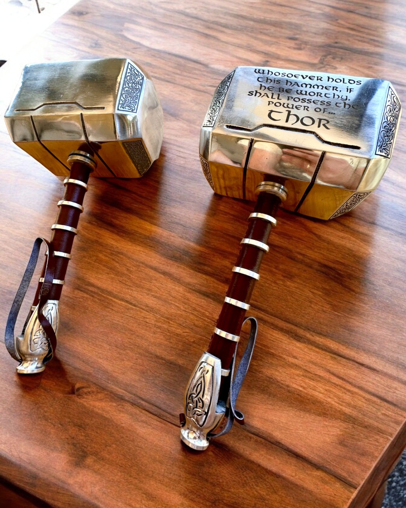 Thor's Hammer "Chief" - Handcrafted Artisan Hammer, personalized with engraving for a gift