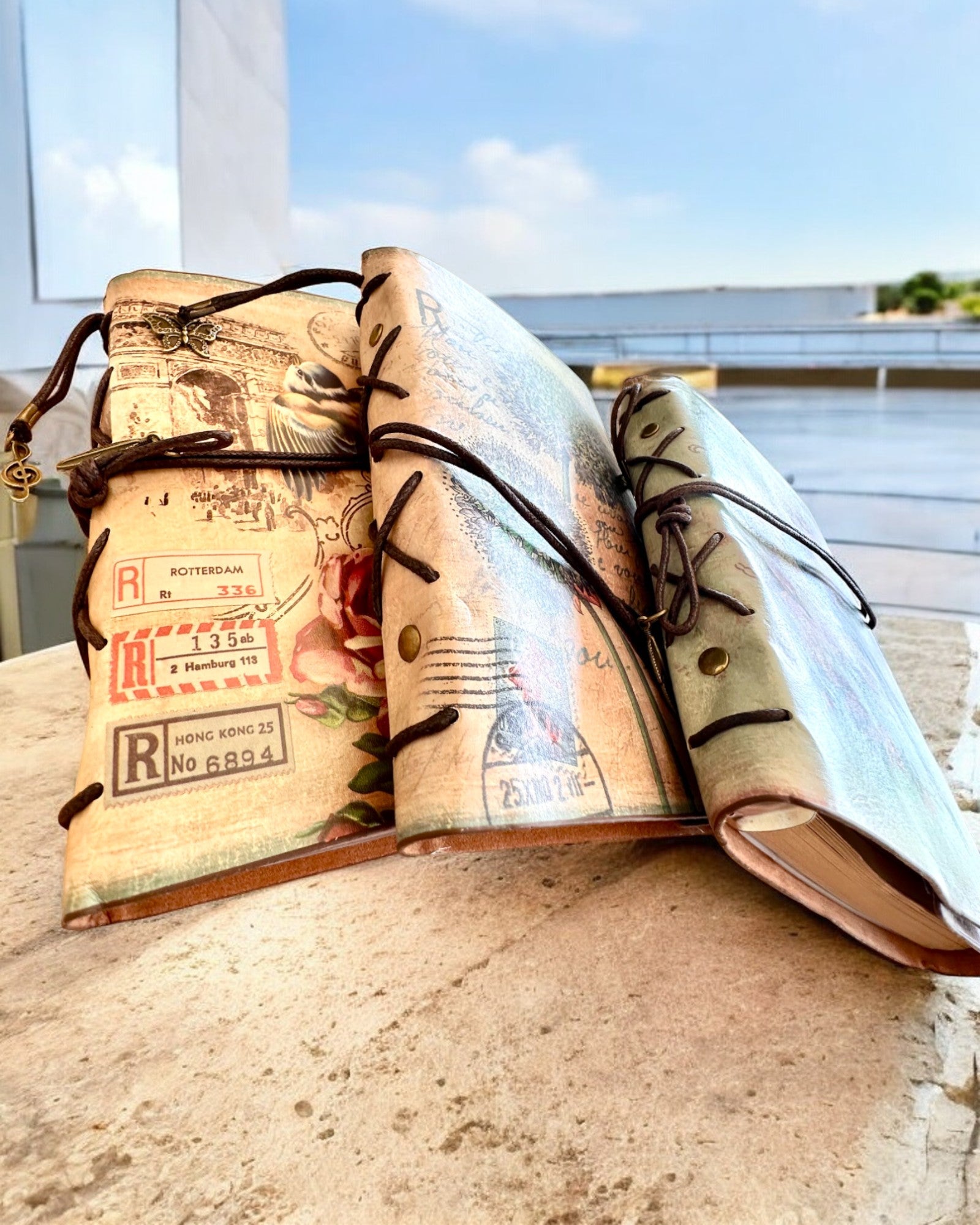 Carnet Vintage Mémoire avec gravure personnalisée - 3 modèles au choix, carnet cadeau