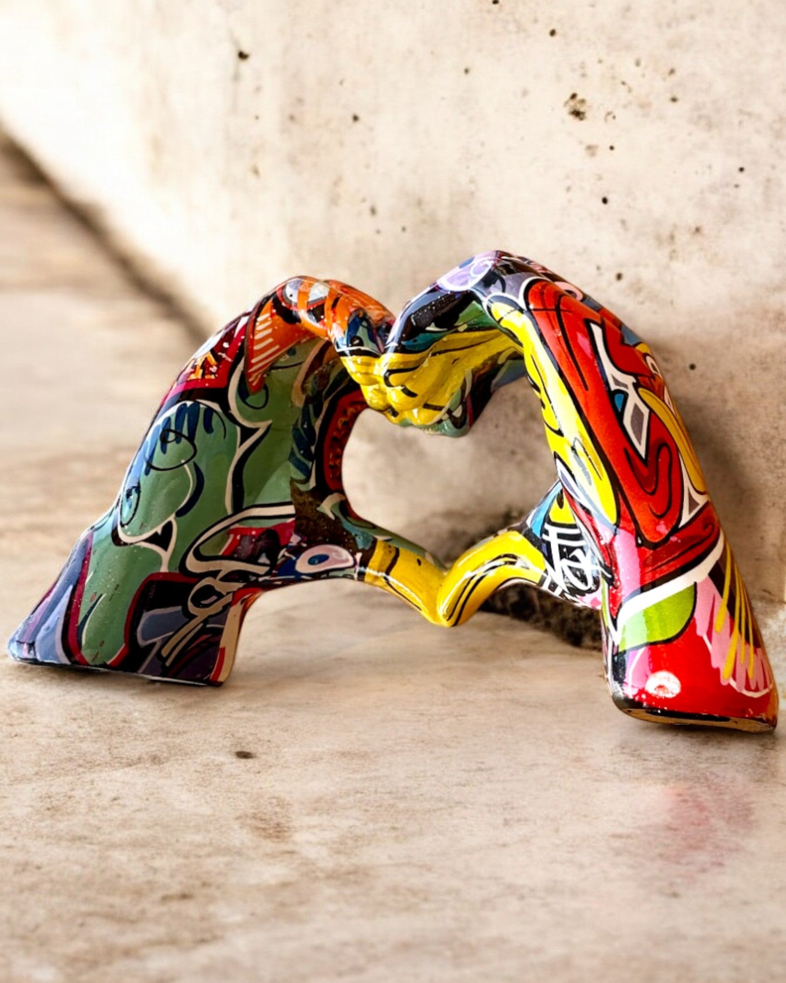 Figurine décorative Poignée Décorative Colorée ArtBrace - possibilité de personnalisation avec gravure, pour cadeau