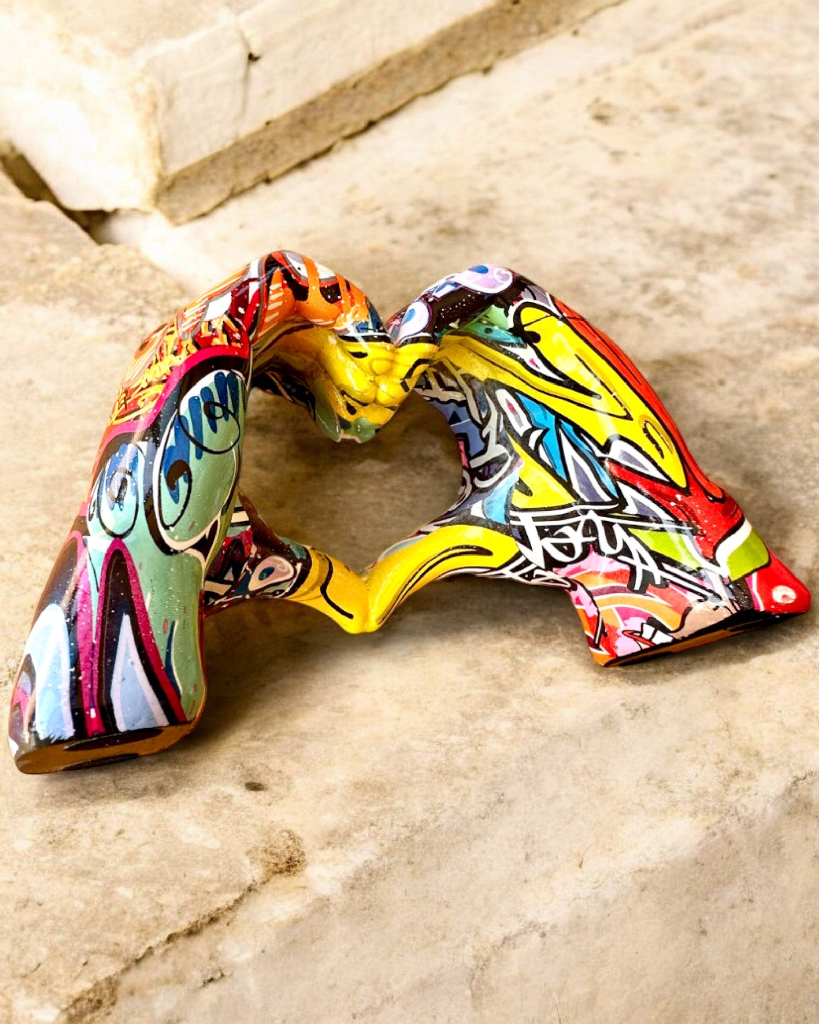 Figurine décorative Poignée Décorative Colorée ArtBrace - possibilité de personnalisation avec gravure, pour cadeau