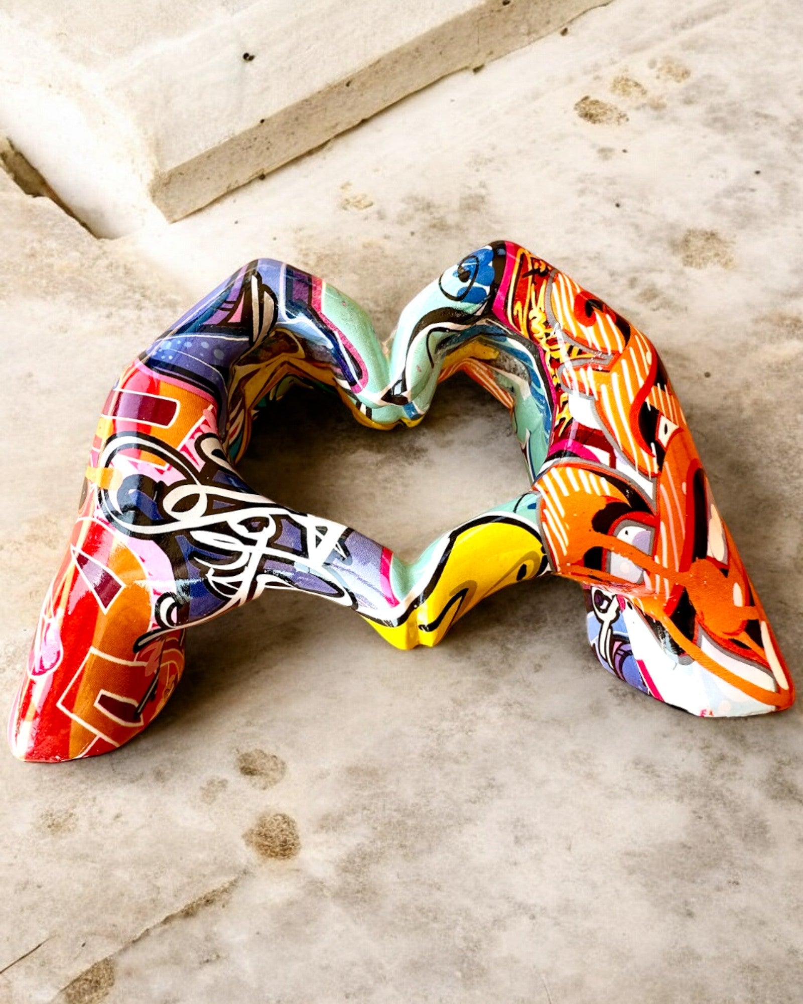 Figurine décorative Poignée Décorative Colorée ArtBrace - possibilité de personnalisation avec gravure, pour cadeau