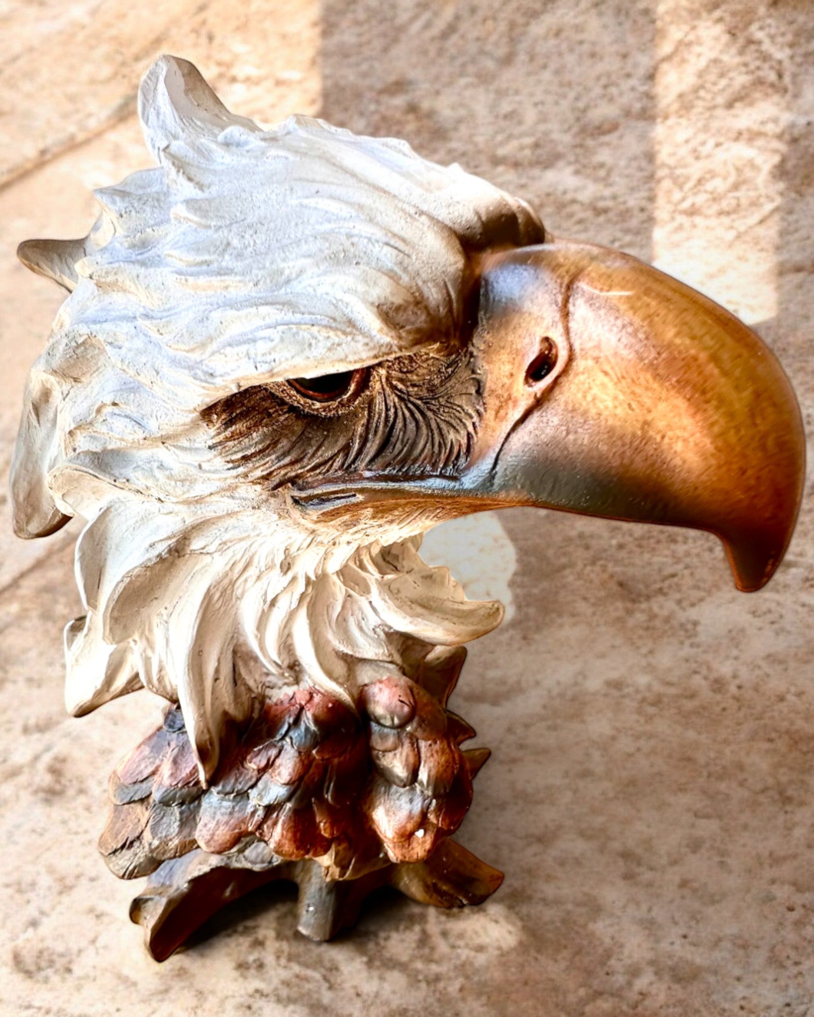 Eagle of Freedom Resin Sculpture with Engraving Option for Gift 26.5 cm Height