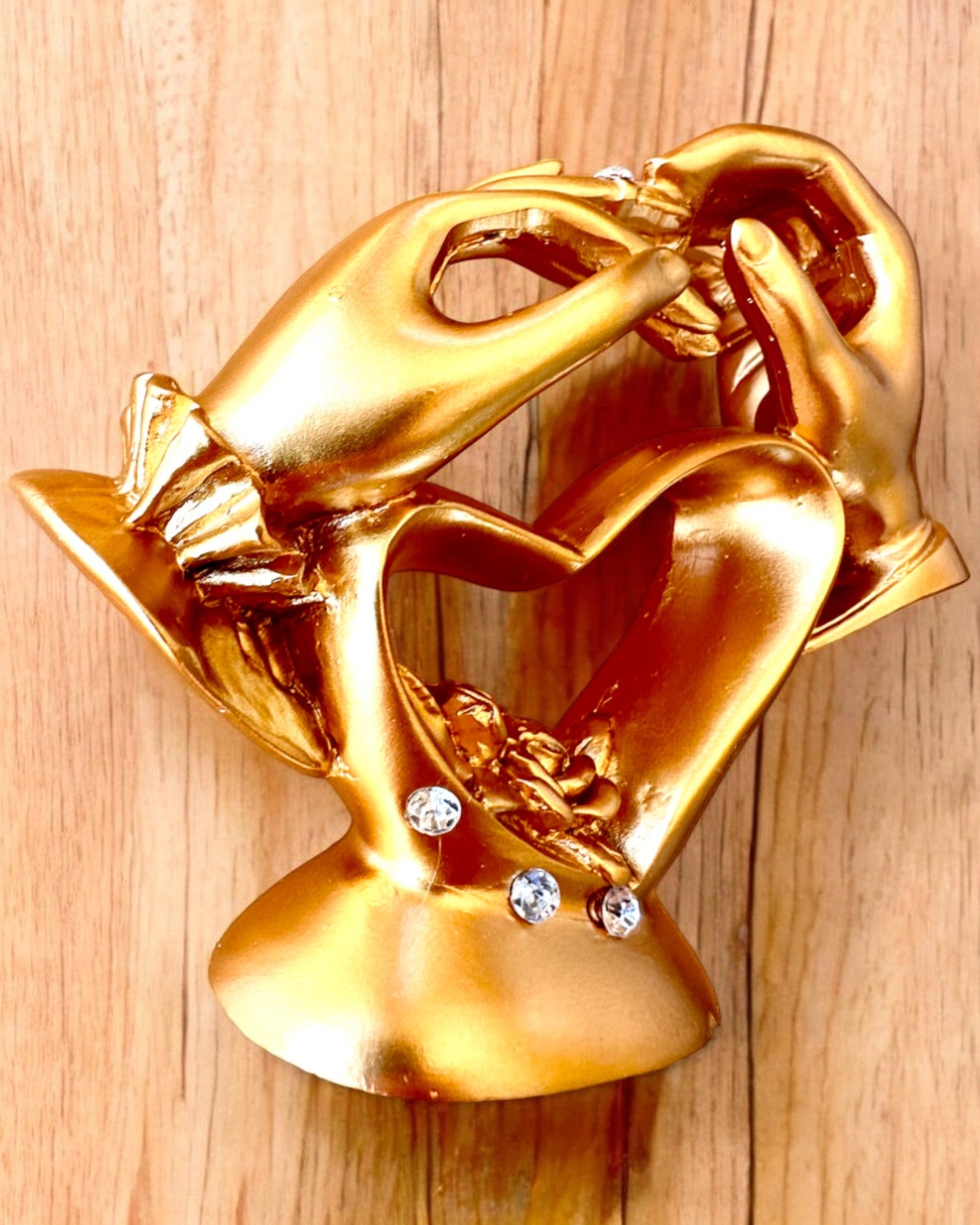 Figurine "Toucher d'Amour" de 10 cm de hauteur, avec option de gravure pour cadeau