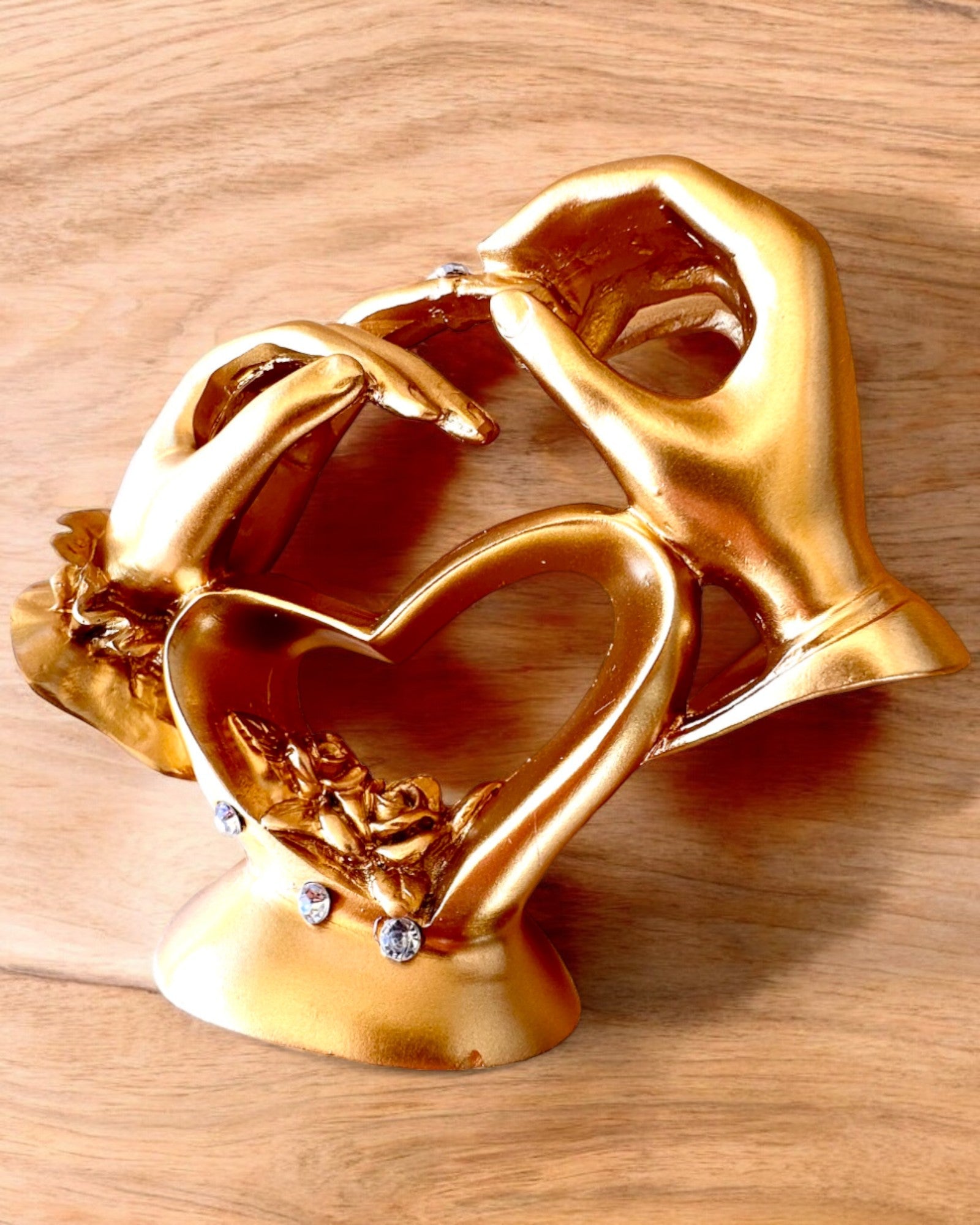 Figurine "Toucher d'Amour" de 10 cm de hauteur, avec option de gravure pour cadeau