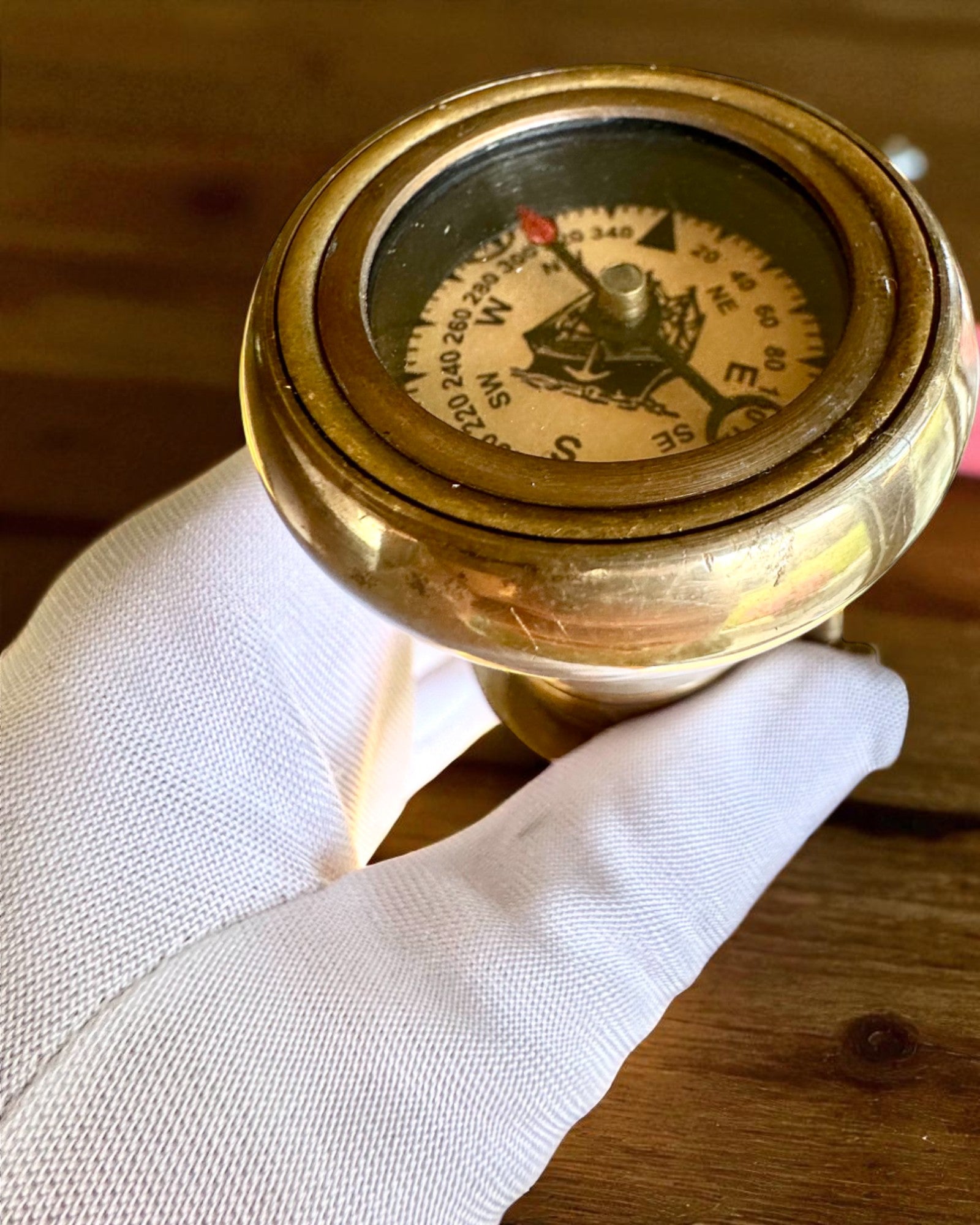 Canne Navigateur 2.0 avec boussole et longue-vue cachée, possibilité de personnalisation par gravure pour un cadeau