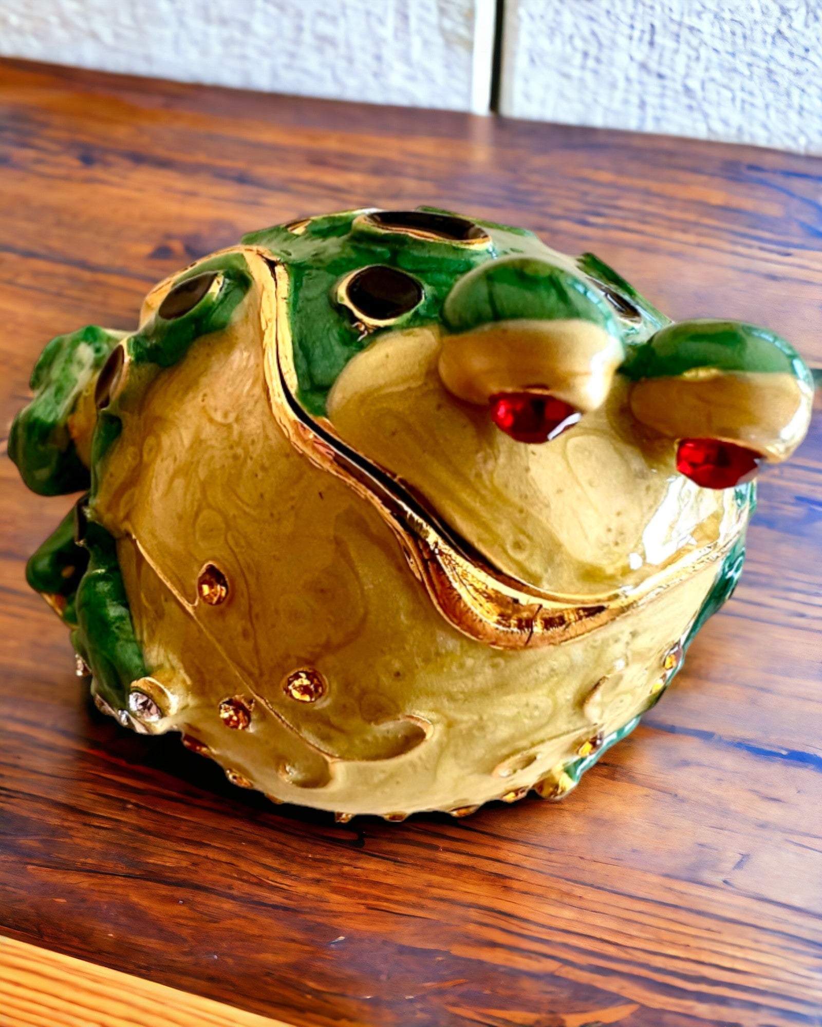 Coffret décoratif élégant "Trésor de Grenouille" pour cadeau personnalisé, avec option de gravure