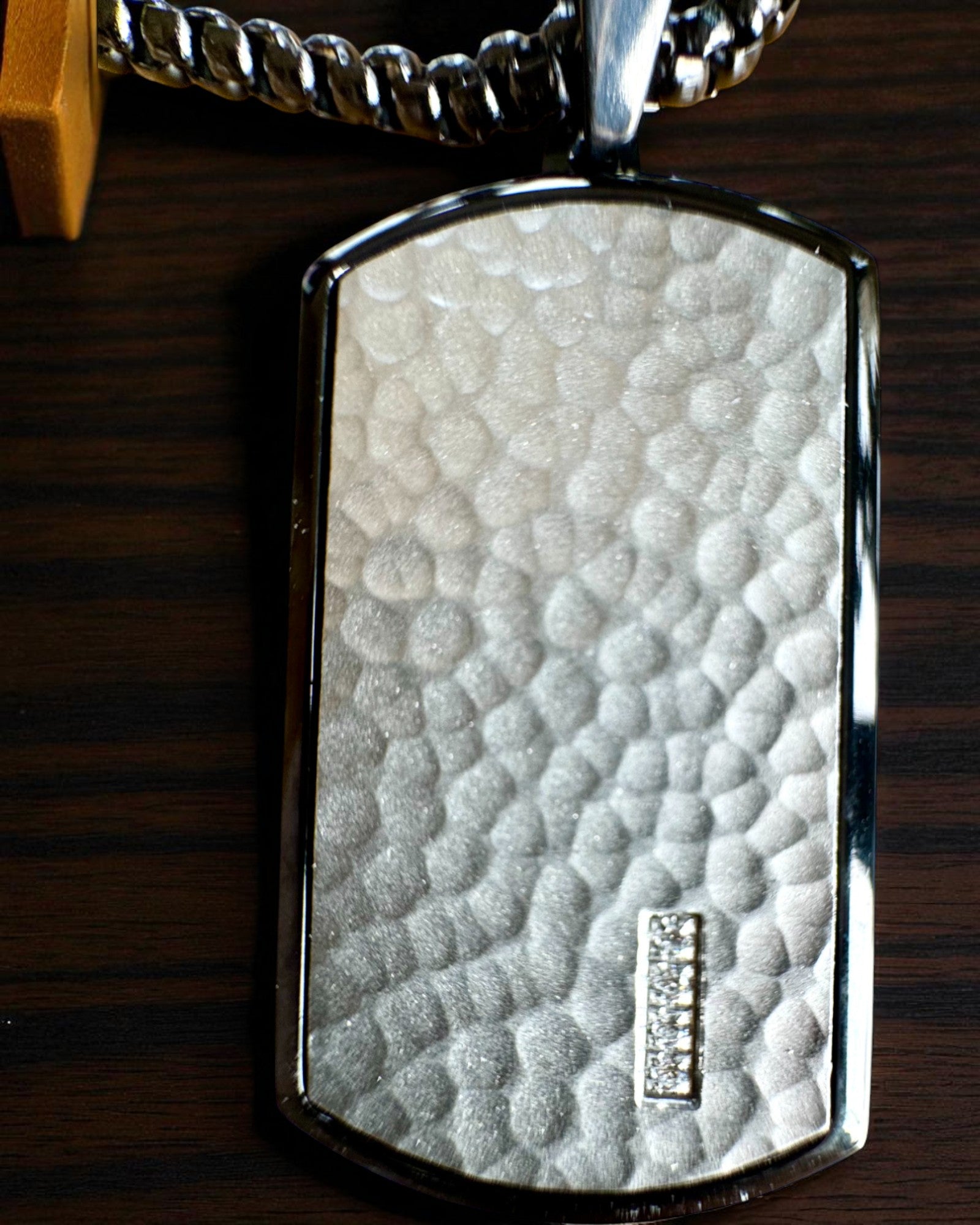 Collier pour homme Dog Tag « SteelVision » – acier inoxydable, 15 variantes, personnalisation par gravure