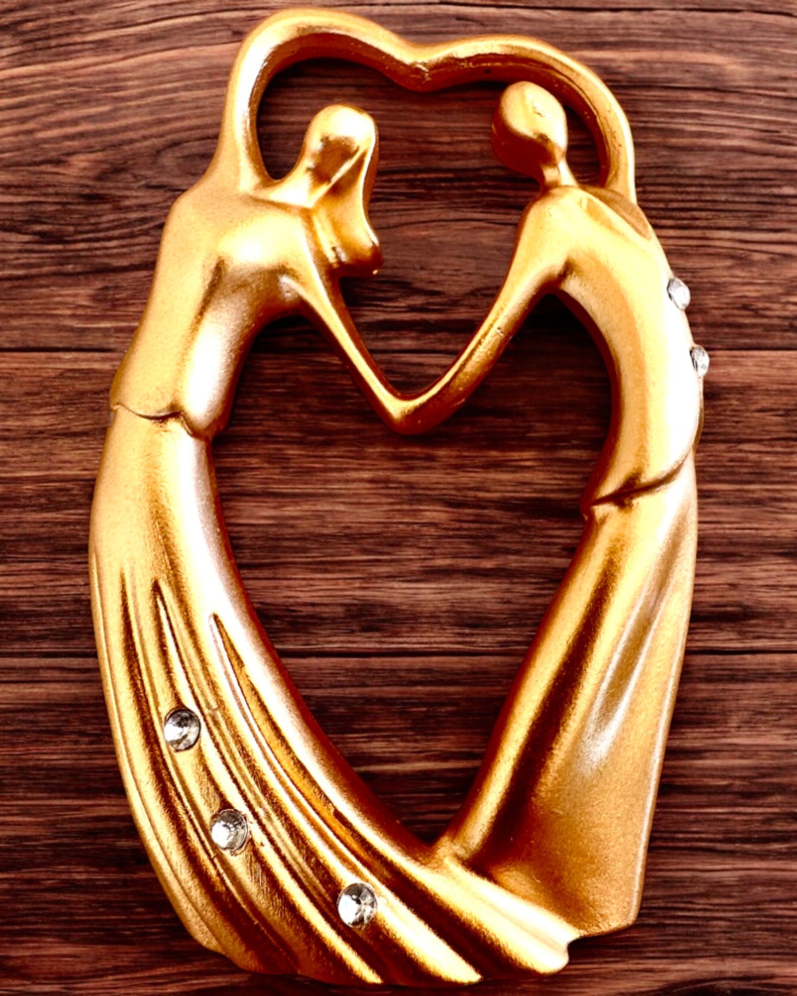 Figurine symbole de l'amour - « Proximité Éternelle » pour cadeau, personnalisation par gravure