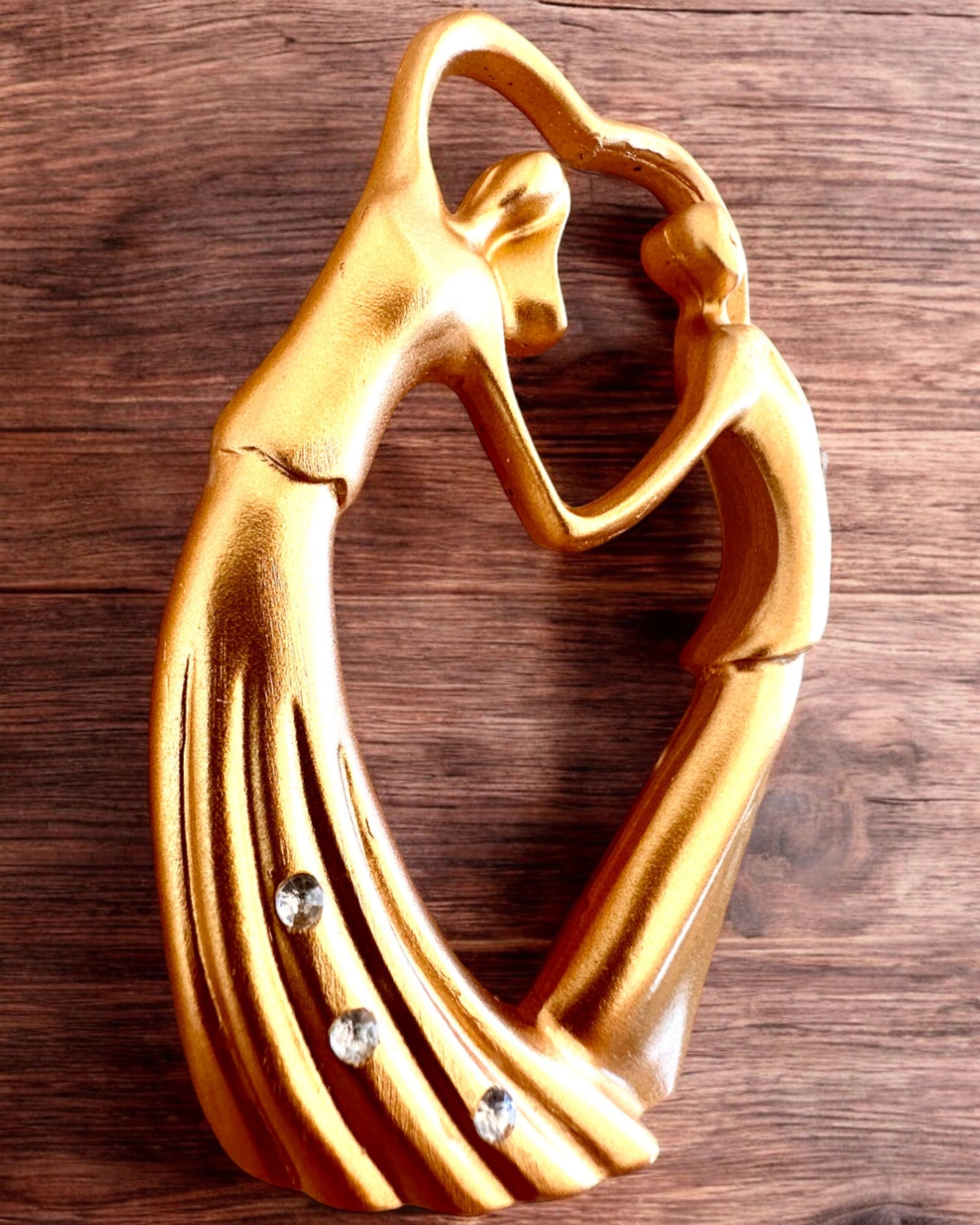 Figurine symbole de l'amour - « Proximité Éternelle » pour cadeau, personnalisation par gravure