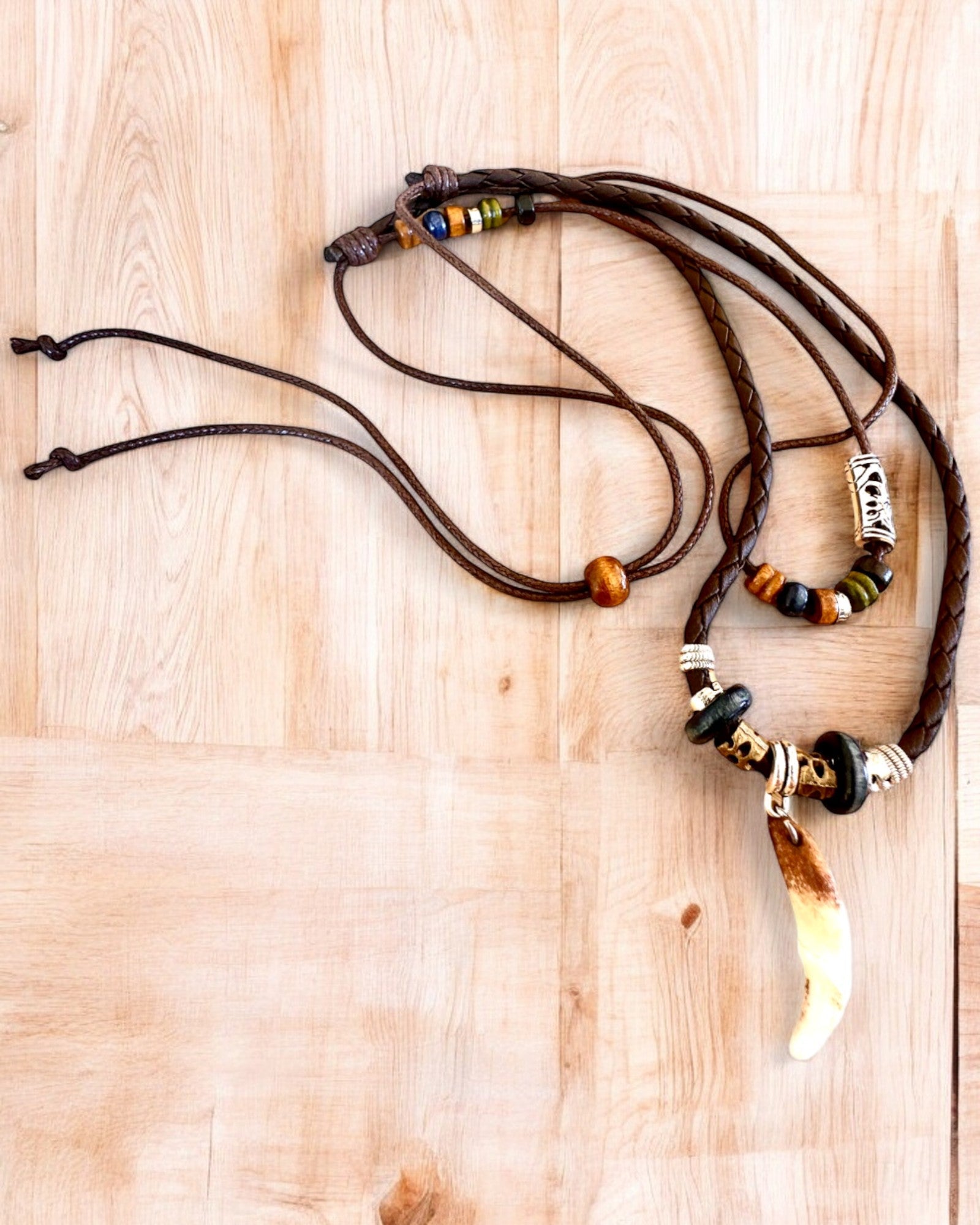 Wolf Tooth - Power Necklace - personalization with engraving available for a gift