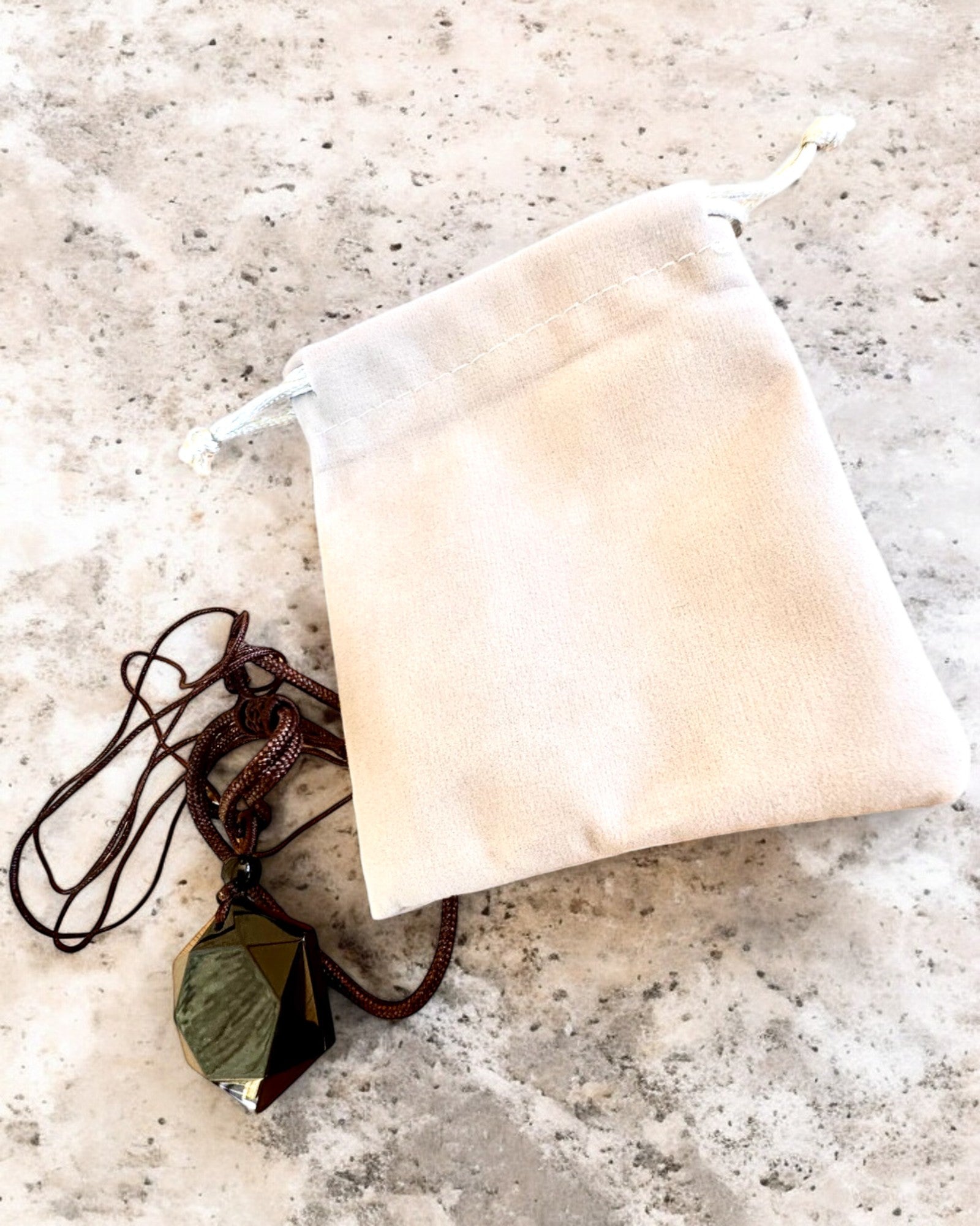 Black Obsidian "Star of David" Amulet, customizable with engraving for a gift