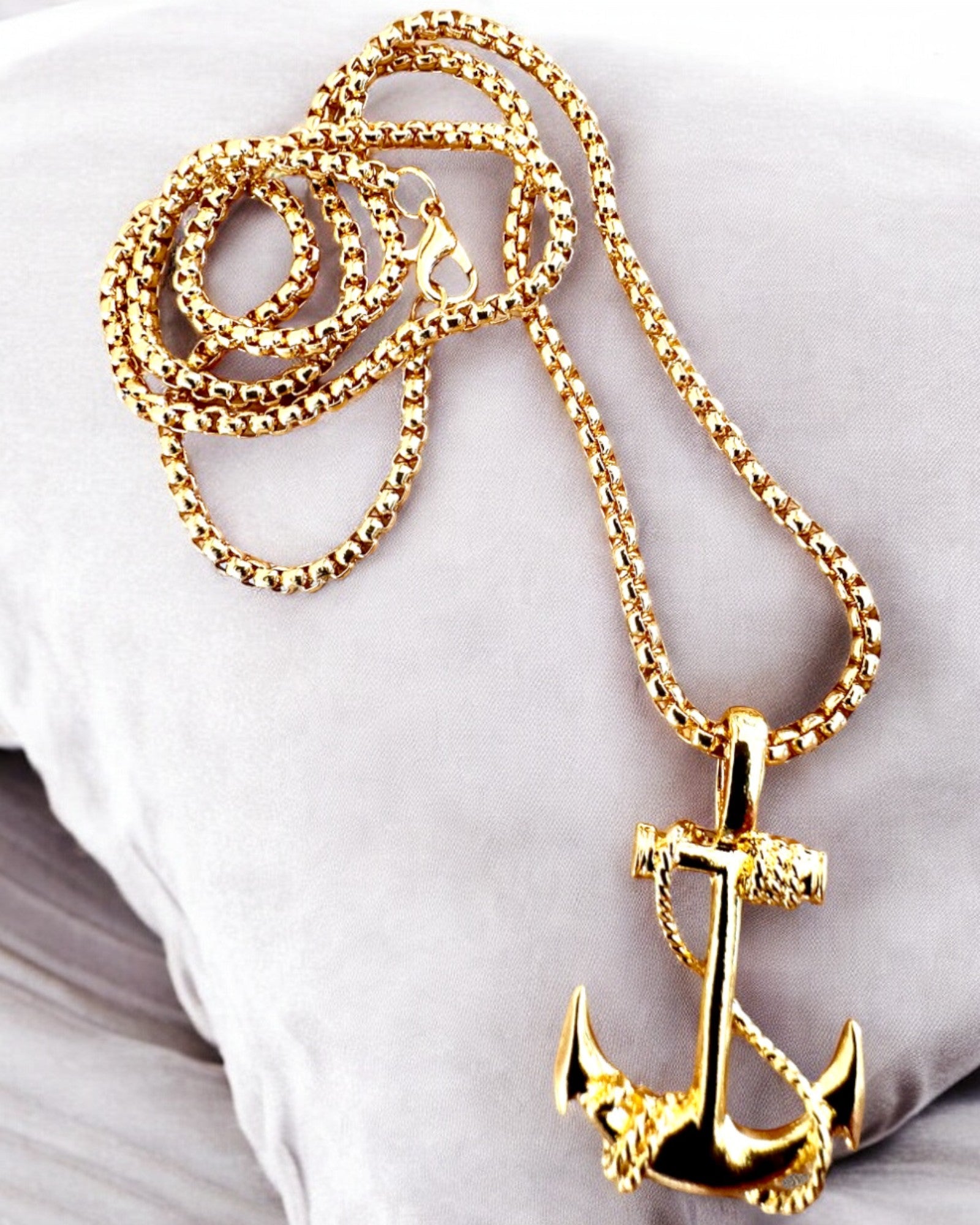 Anker van Determinatie, Zee Amulet, ketting, mogelijkheid tot personalisatie met gravure als cadeau, 3 varianten om uit te kiezen