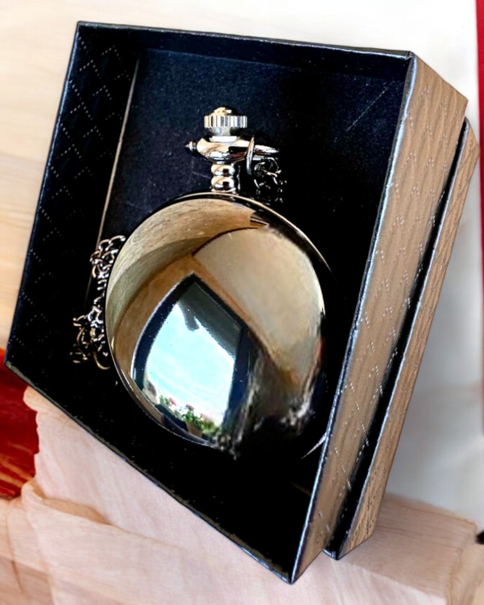 Montre de poche élégante "Czasownik" avec option de gravure pour cadeau