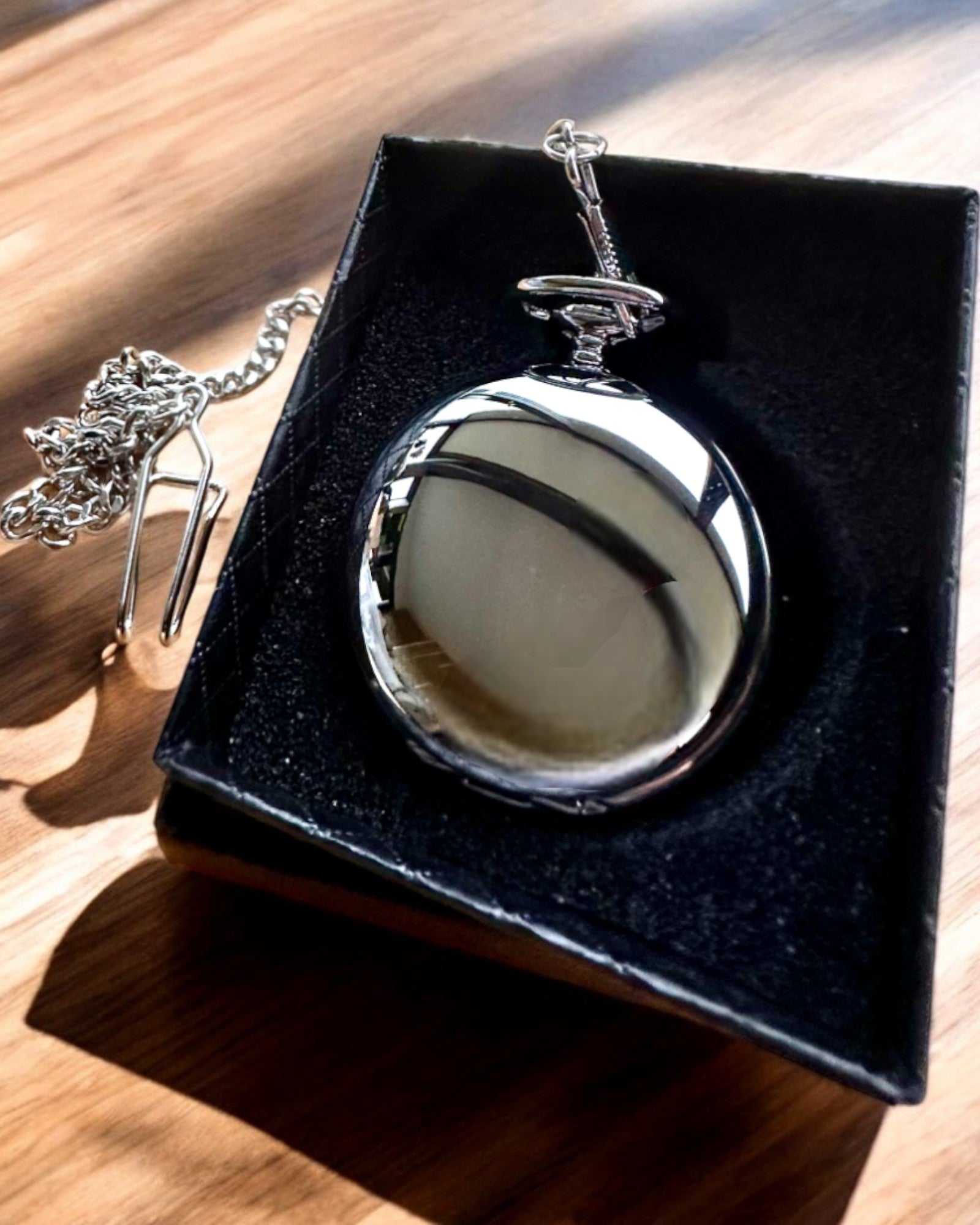 Montre de Poche Mécanique Classique à Double Couvercle, Manuelle, Couleur Argentée