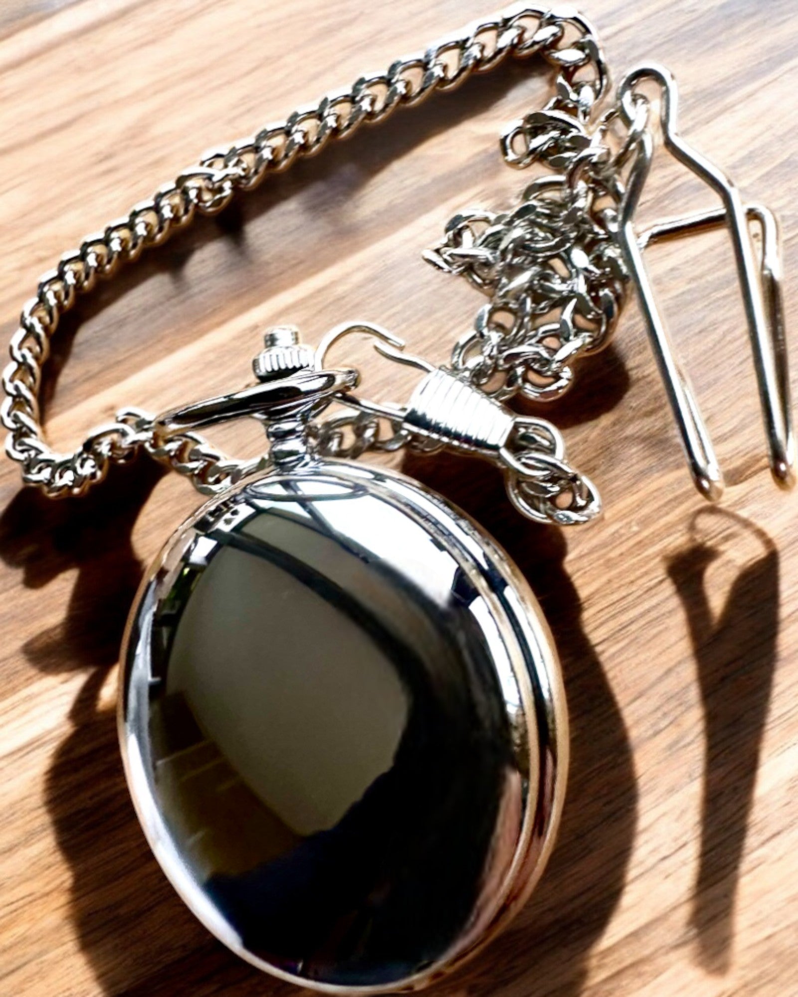 Montre de Poche Mécanique Classique à Double Couvercle, Manuelle, Couleur Argentée