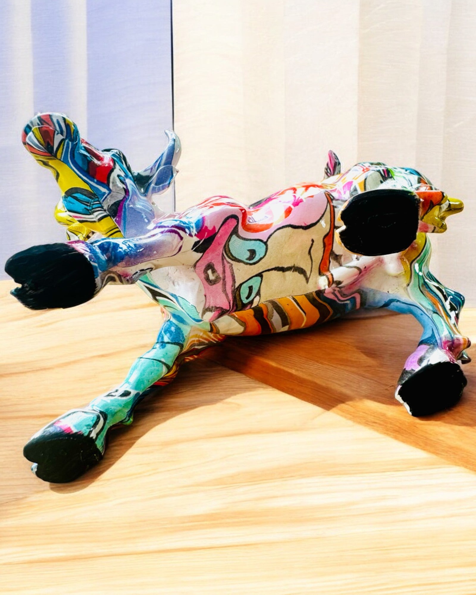 Sculpture Taureau Décoratif "BullArt" – Art Unique avec Option de Gravure - 4 variantes de couleur, pour un cadeau personnalisé