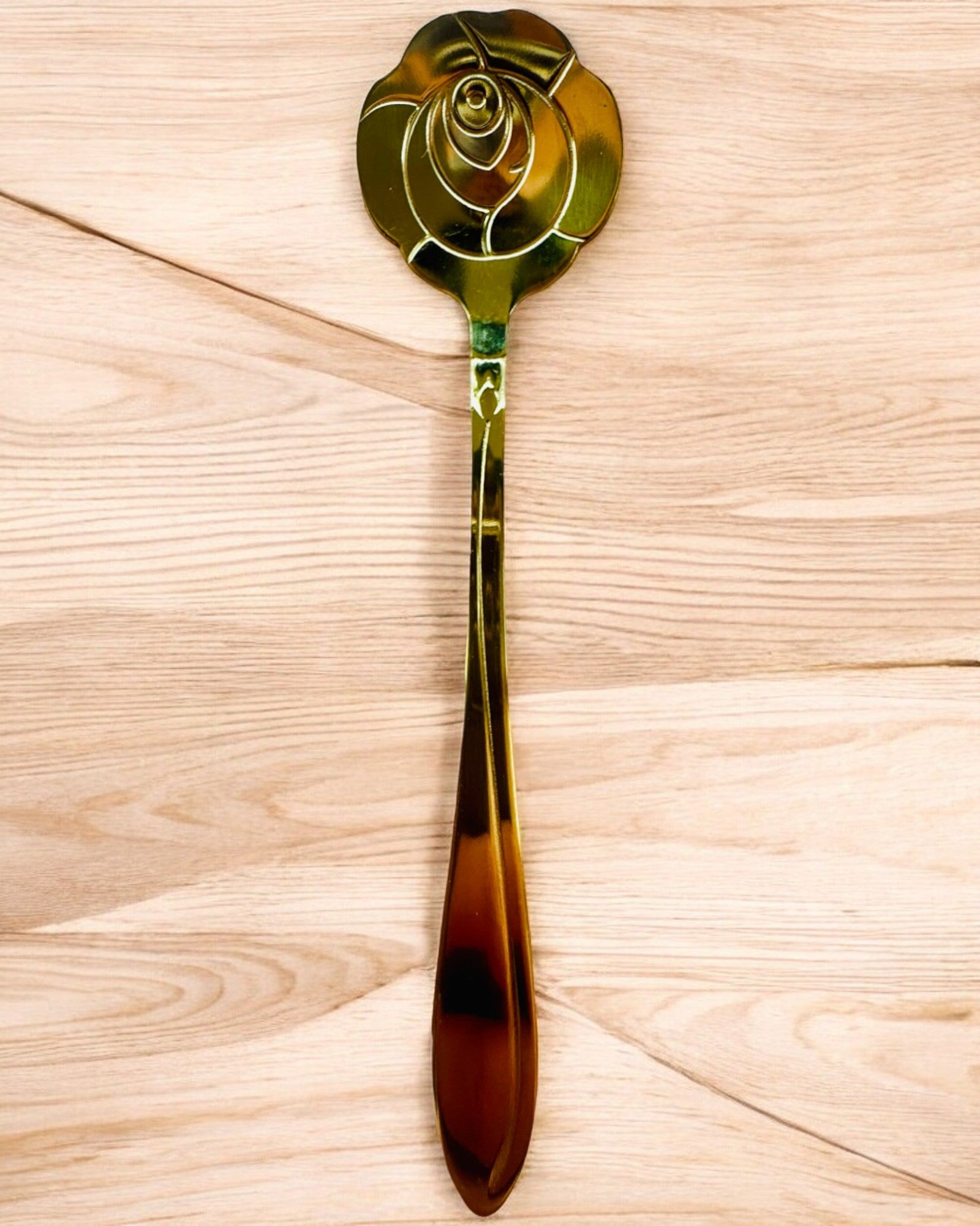 Ensemble de Cuillères "Rhapsodie Florale" - personnalisation par gravure pour cadeau, 2 variantes au choix