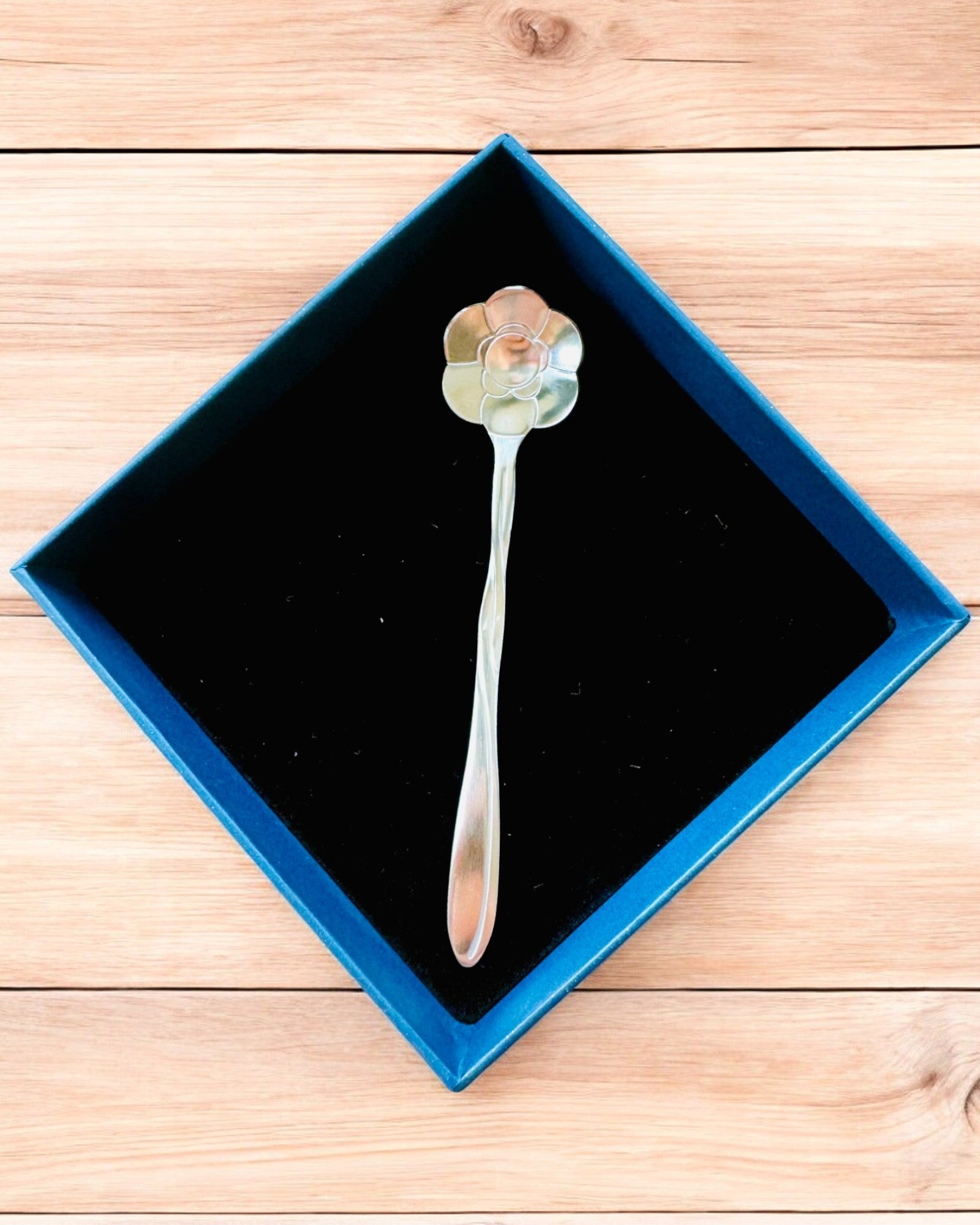 Cuillère élégante "Élégance Florale" – Personnalisée pour cadeau, gravure, 7 variantes au choix