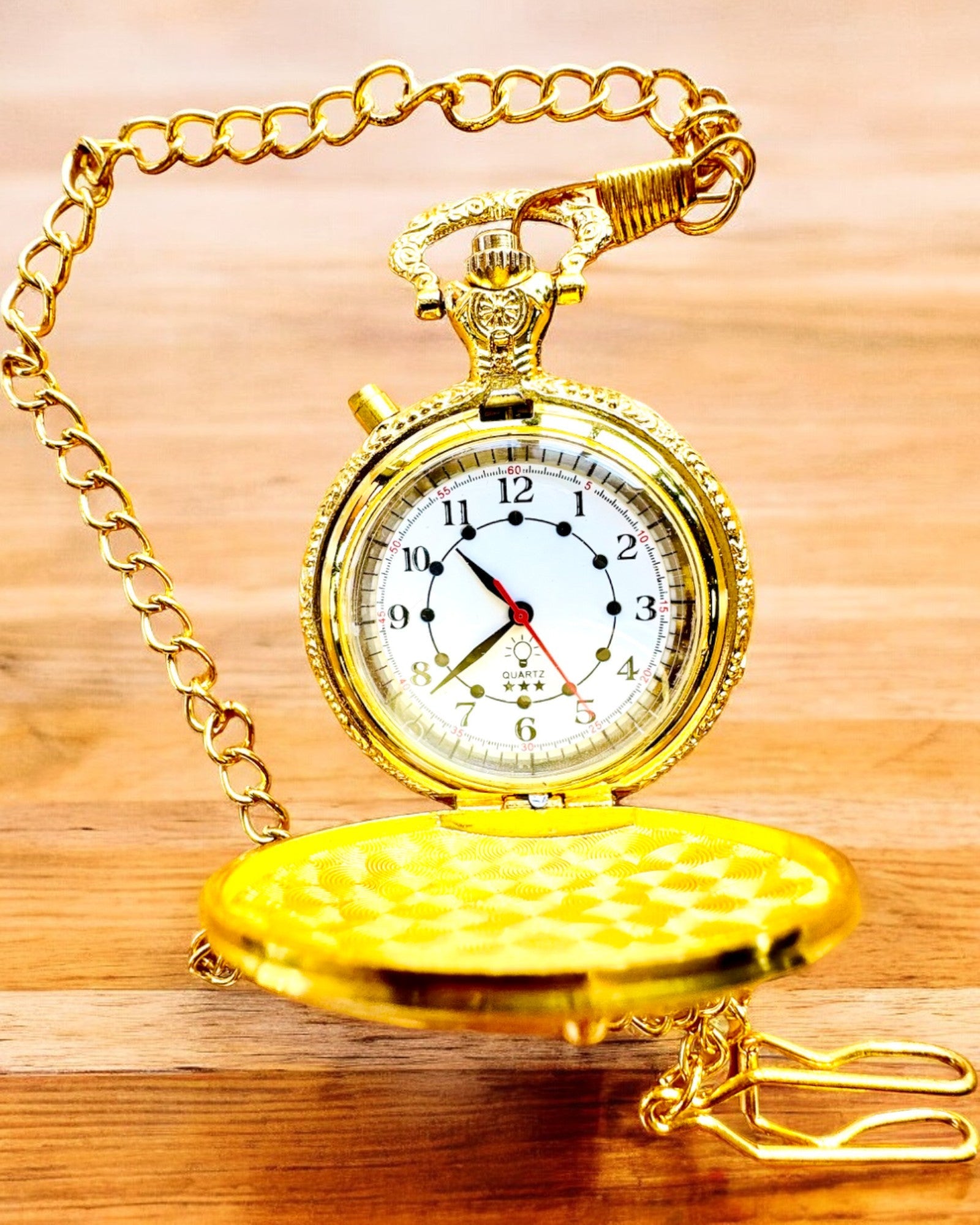 Pocket Watch "Motocyklowy Elegancik 2" – Engraving for a gift, 3 color variants