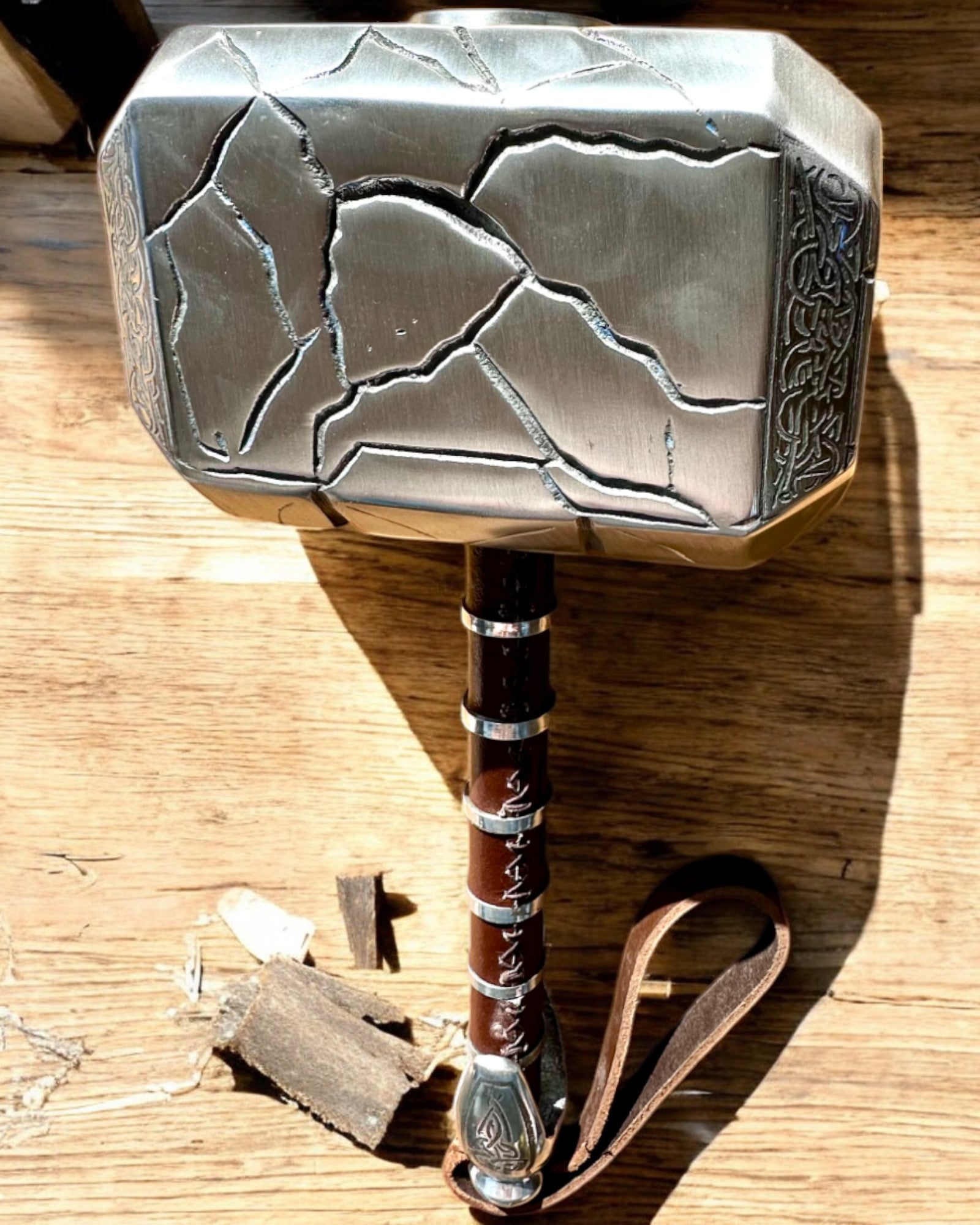 Thor's Hammer "Chief" - Handcrafted Artisan Hammer, personalized with engraving for a gift