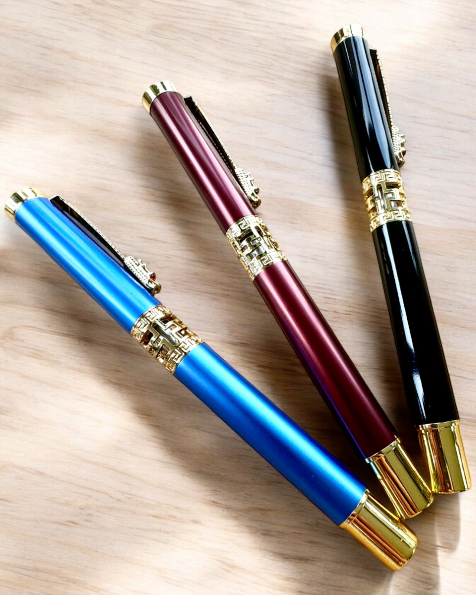 Elegante Drakenpen, 3 kleuropties, mogelijkheid tot personalisatie met gravure als cadeau