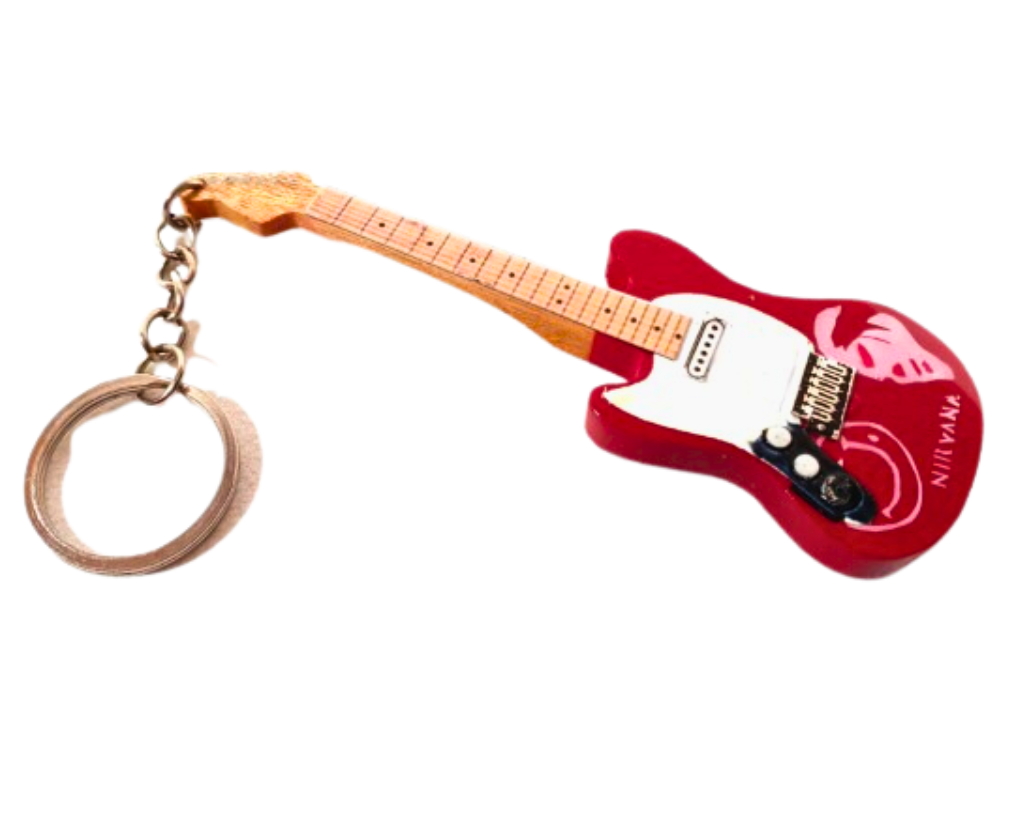 Porte-clés guitare dans le style de Nirvana - Kurt Cobain EGK-1365