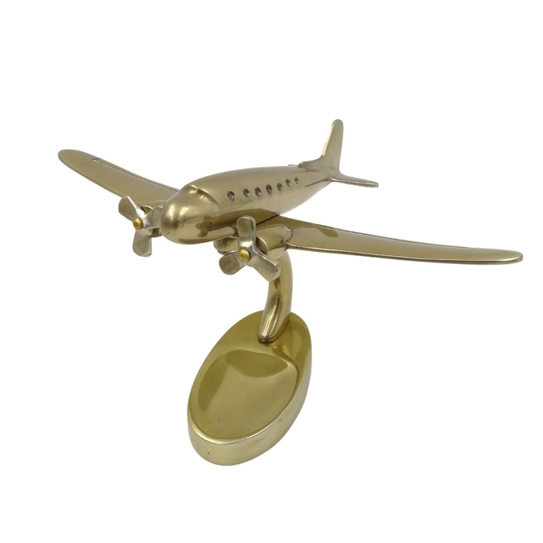 Grand modèle métallique d’avion bimoteur – 90549