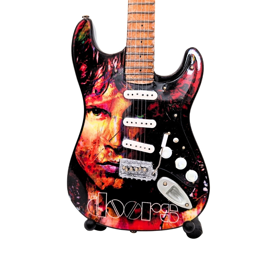 Mini-guitare Jim Morrison The Doors - Bois d’acajou – MGT-6569
