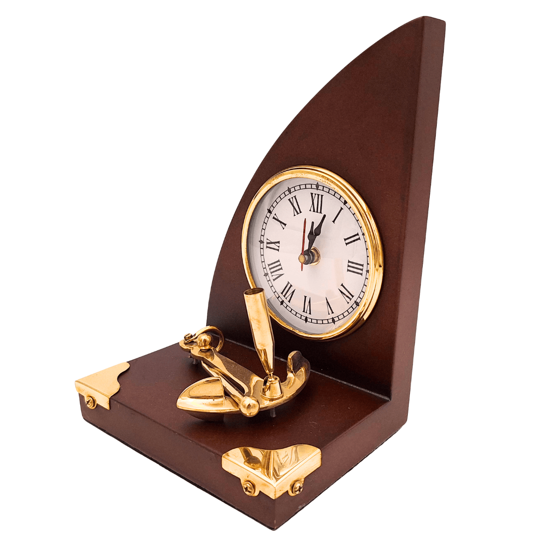Ensemble de bureau marin avec horloge et porte-stylo - Yacht – TC025