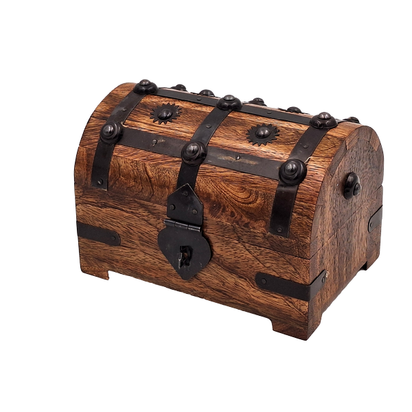 Boîte cadeau en bois - Coffre au trésor – DNU-016A