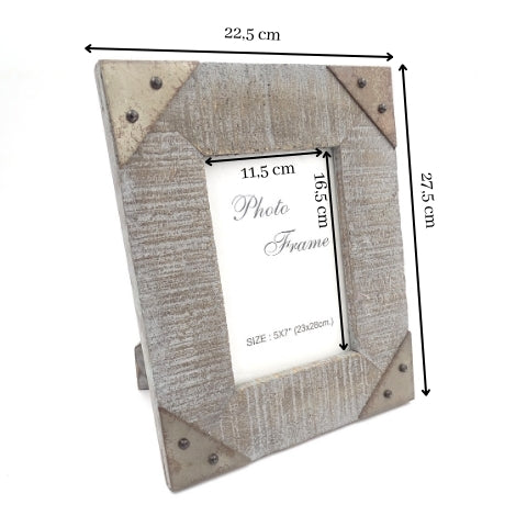 Cadre photo en bois - 30375 - format photo 13 x 18cm
