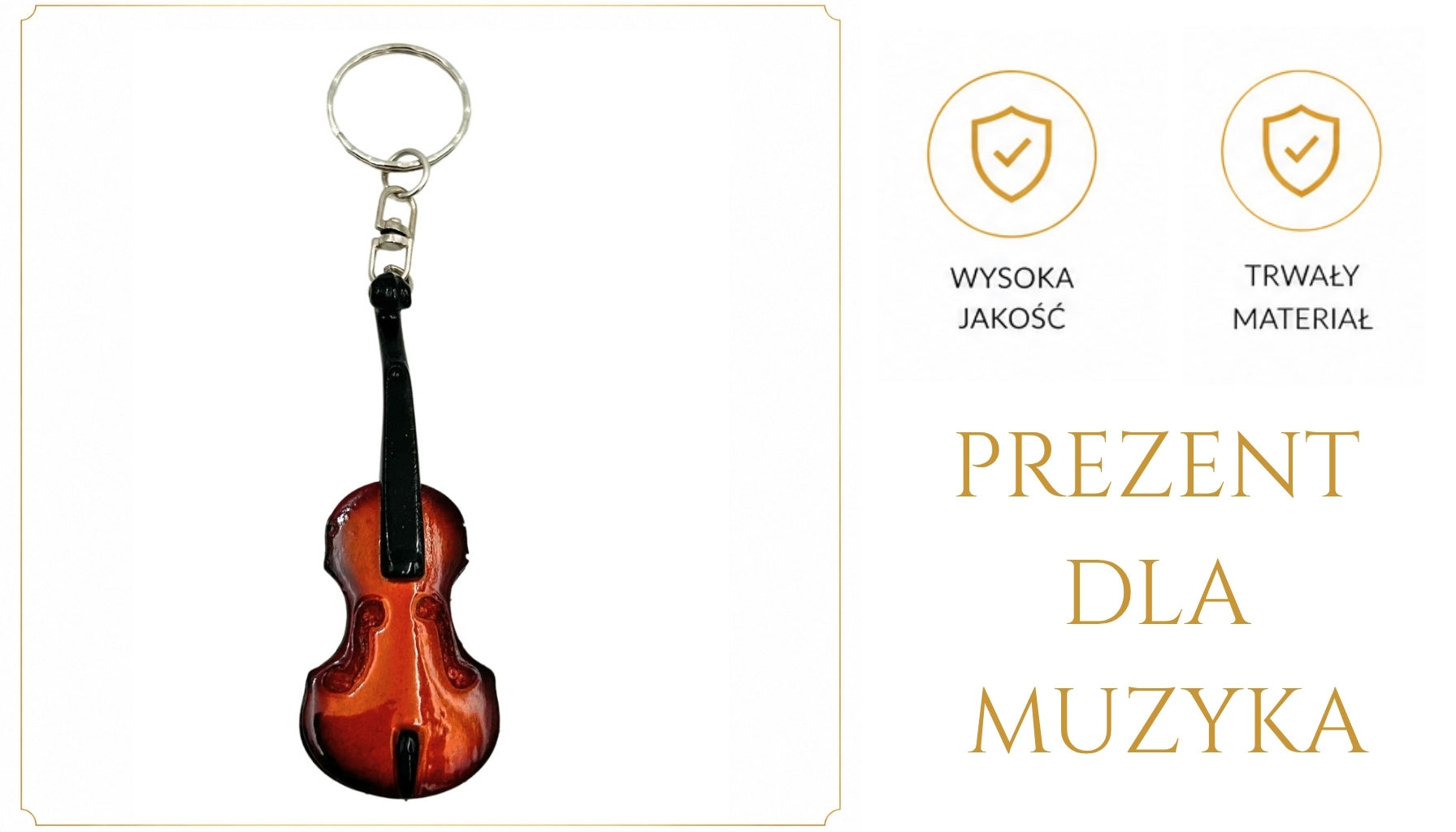 Porte-clés violon - ECK-0887