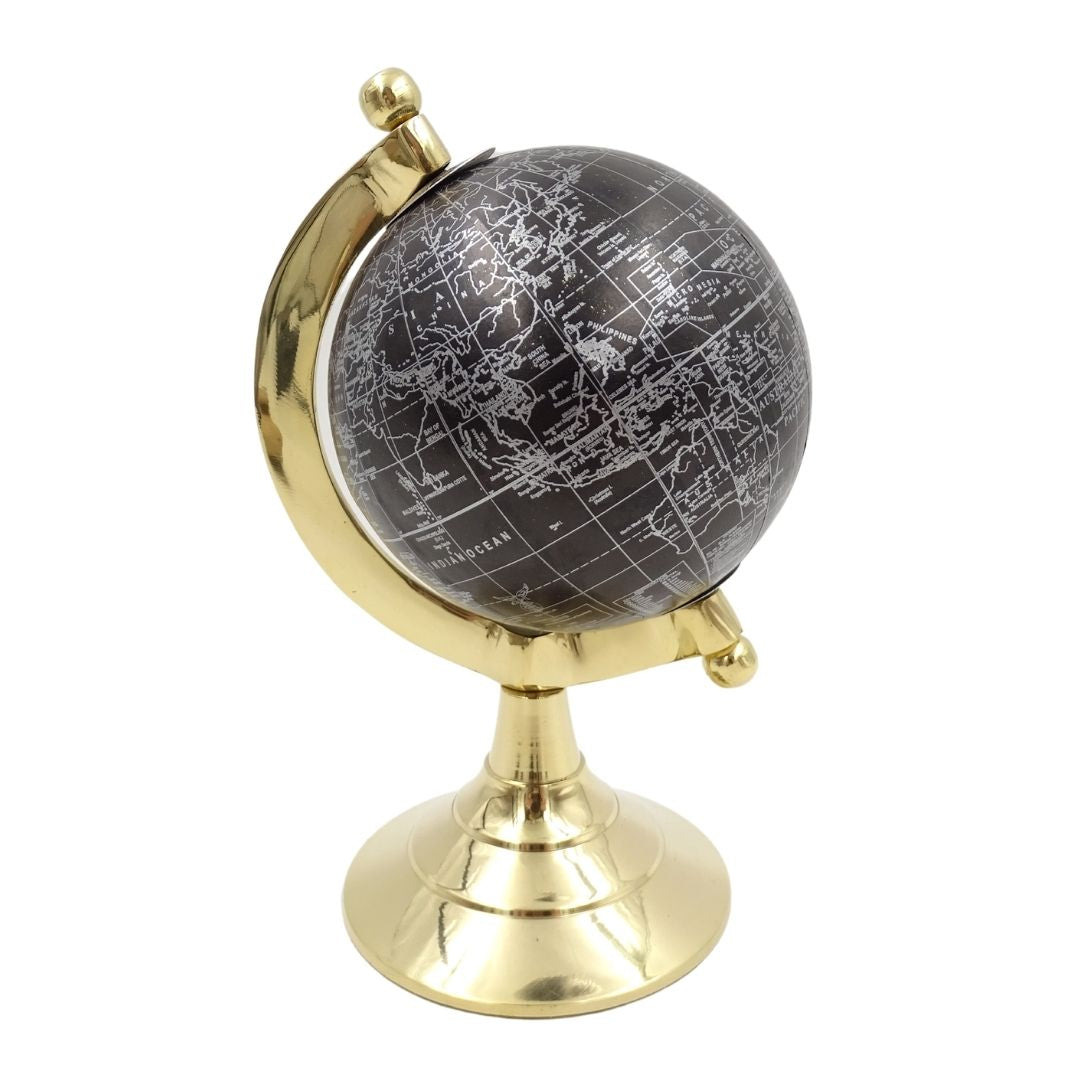 Globe décoratif noir et or – MMG004S