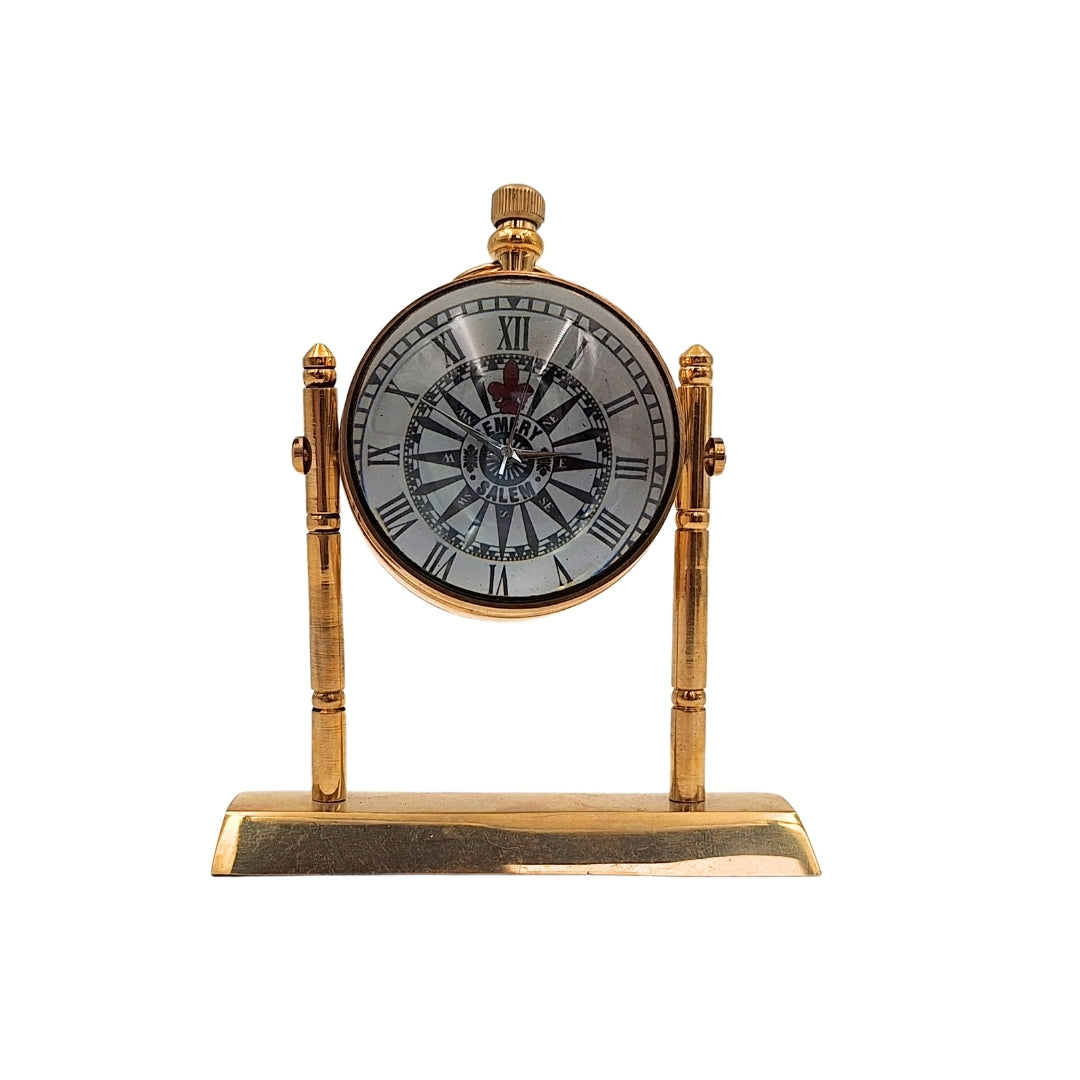 Horloge nautique de bureau en laiton – NC2963