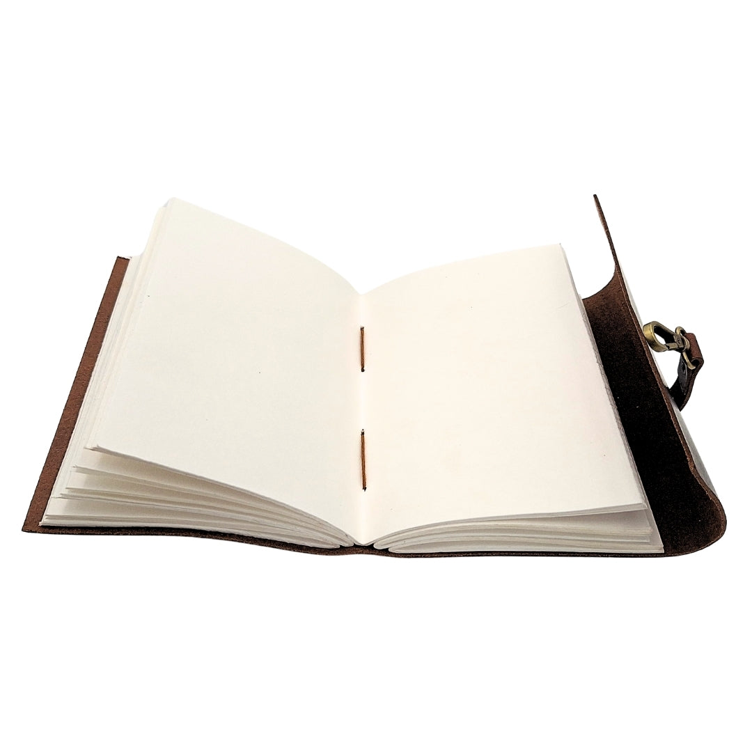 Élégant carnet en cuir rétro 200 pages vintage - AH06