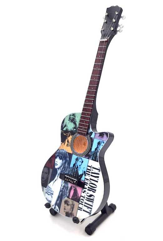 Mini guitare – Taylor Swift – MGT-9064 – Cadeau pour fan de Taylor Swift