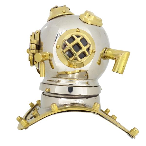 Casque de plongeur en laiton US Navy Mark IV – décoration marine - DH93