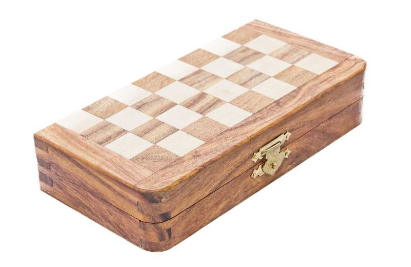 Échecs magnétiques en bois - jeu de stratégie - G201Z