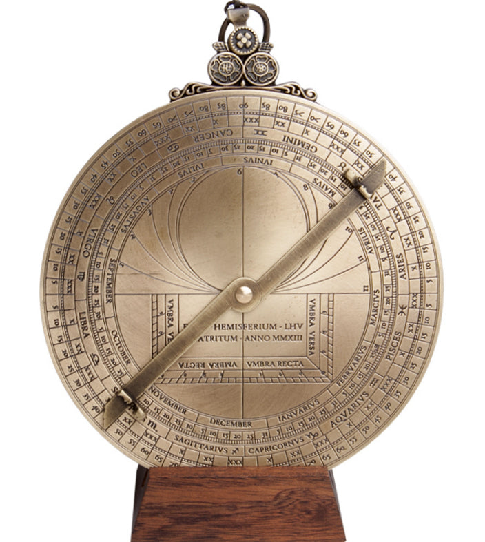Grand astrolabe en laiton Hartmann - réplique - H37