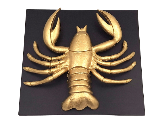 Cancer - figurine décorative dorée – CAN2