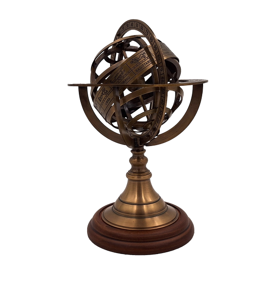 Astrolabe en laiton – Hauteur 21cm - AMG140