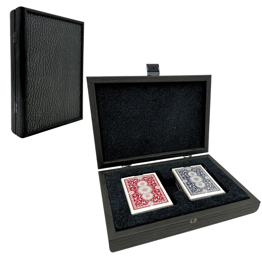 Cartes à jouer de luxe dans une boîte décorative - CDE10